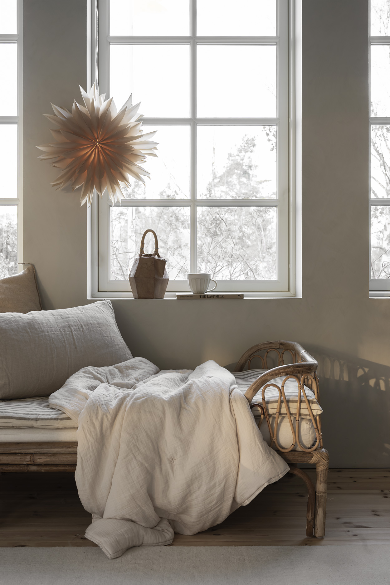 Watt &amp; Veke Athena Julstjärna Beige 50