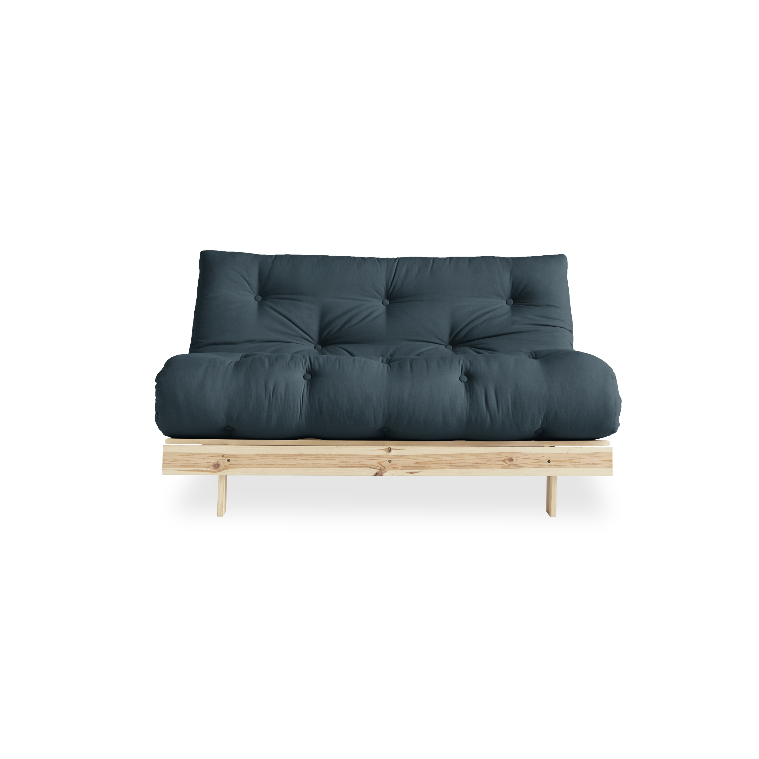 Karup Design Roots Bäddsoffa Natur/Petrol Blue 140cm