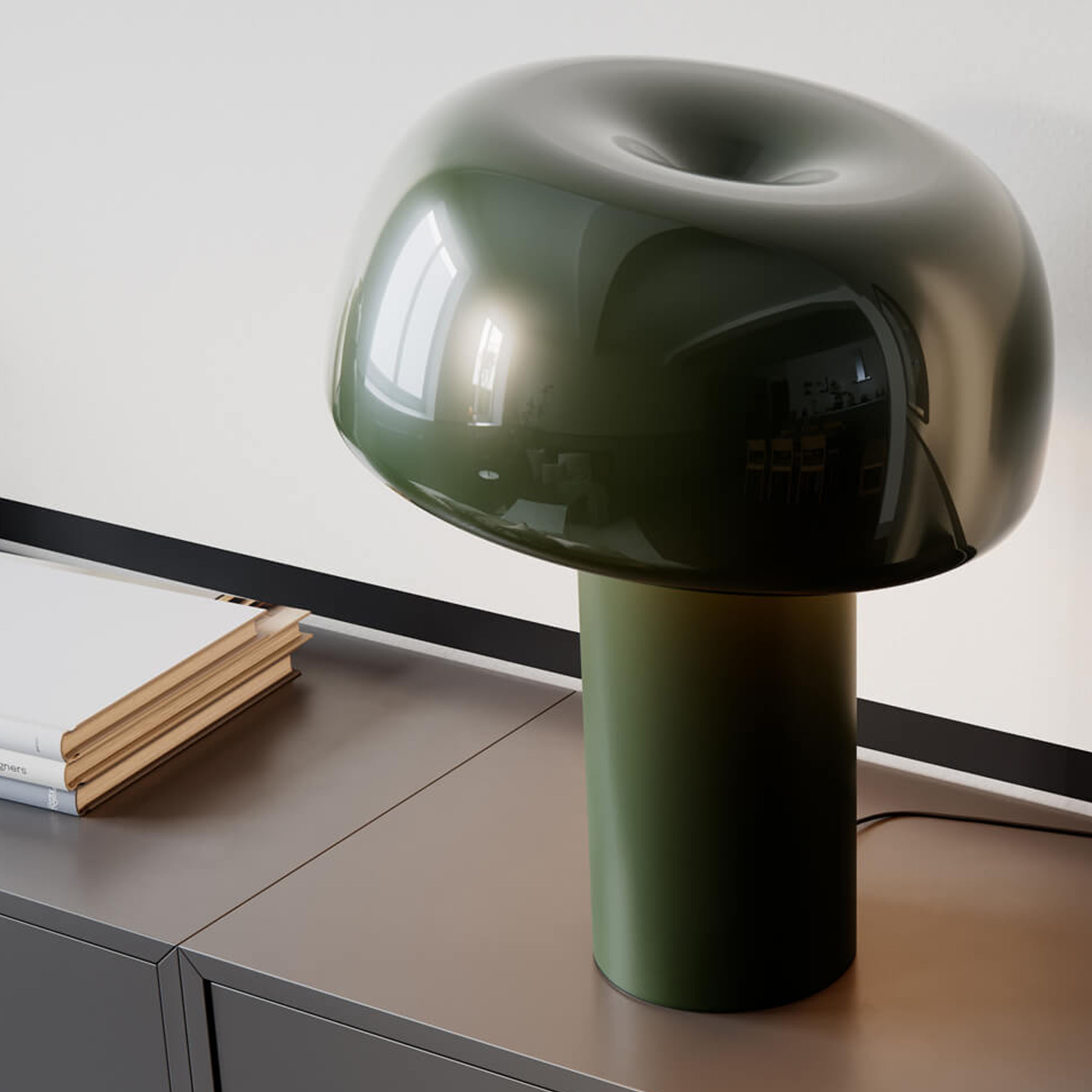 By Rydéns Lean on Me Bordslampa Mörkgrön