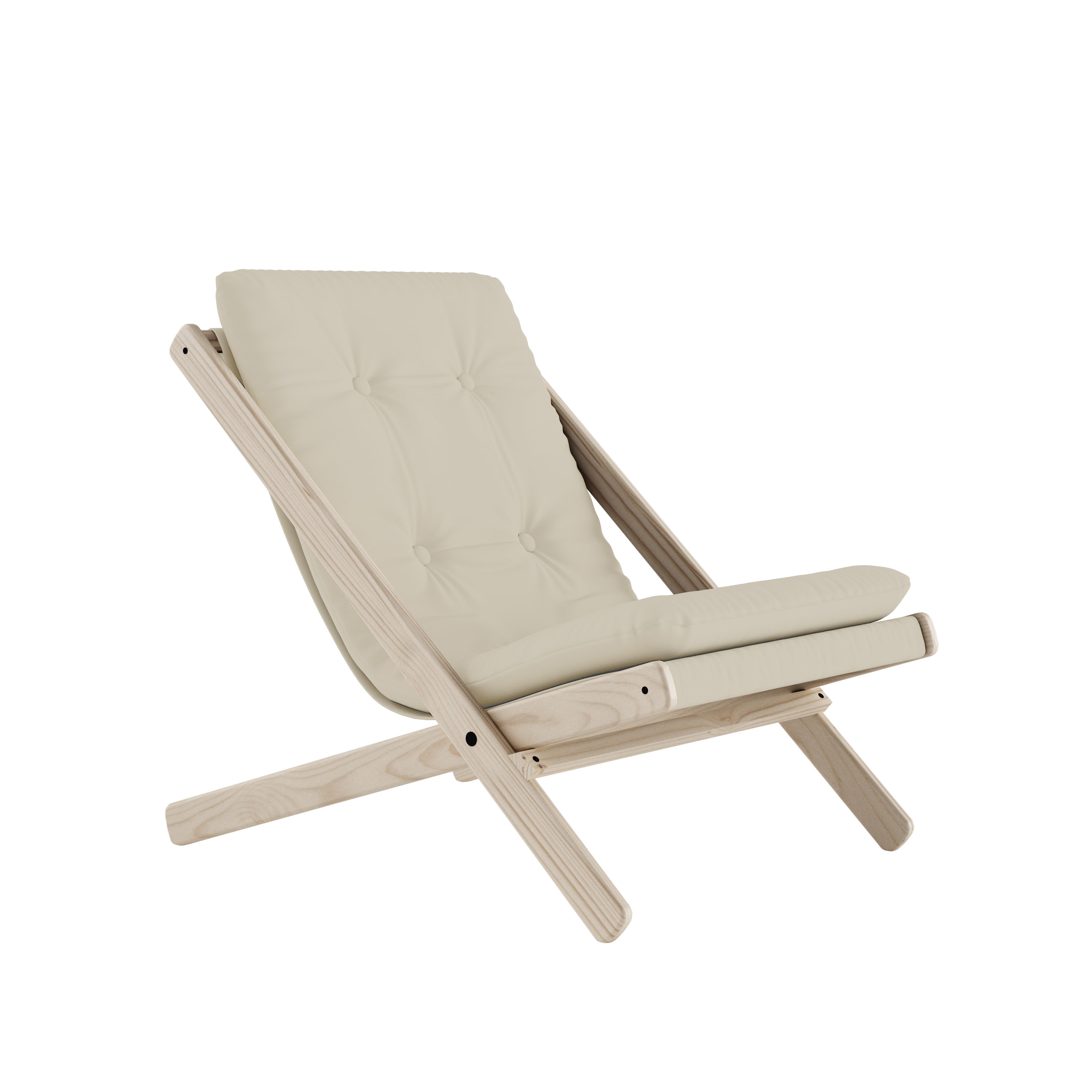 Boogie Loungestol Natur/Beige
