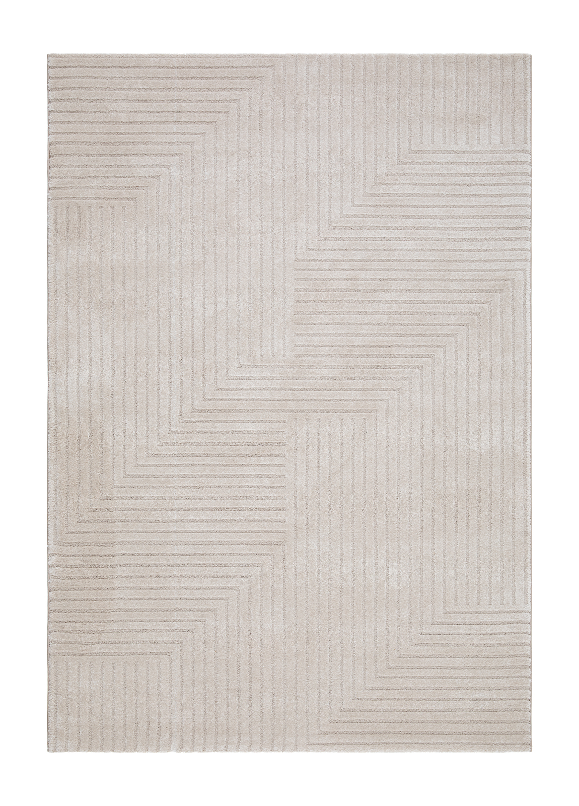 KM Carpets - Betty Modern Matta Linne 240x340 - Beige