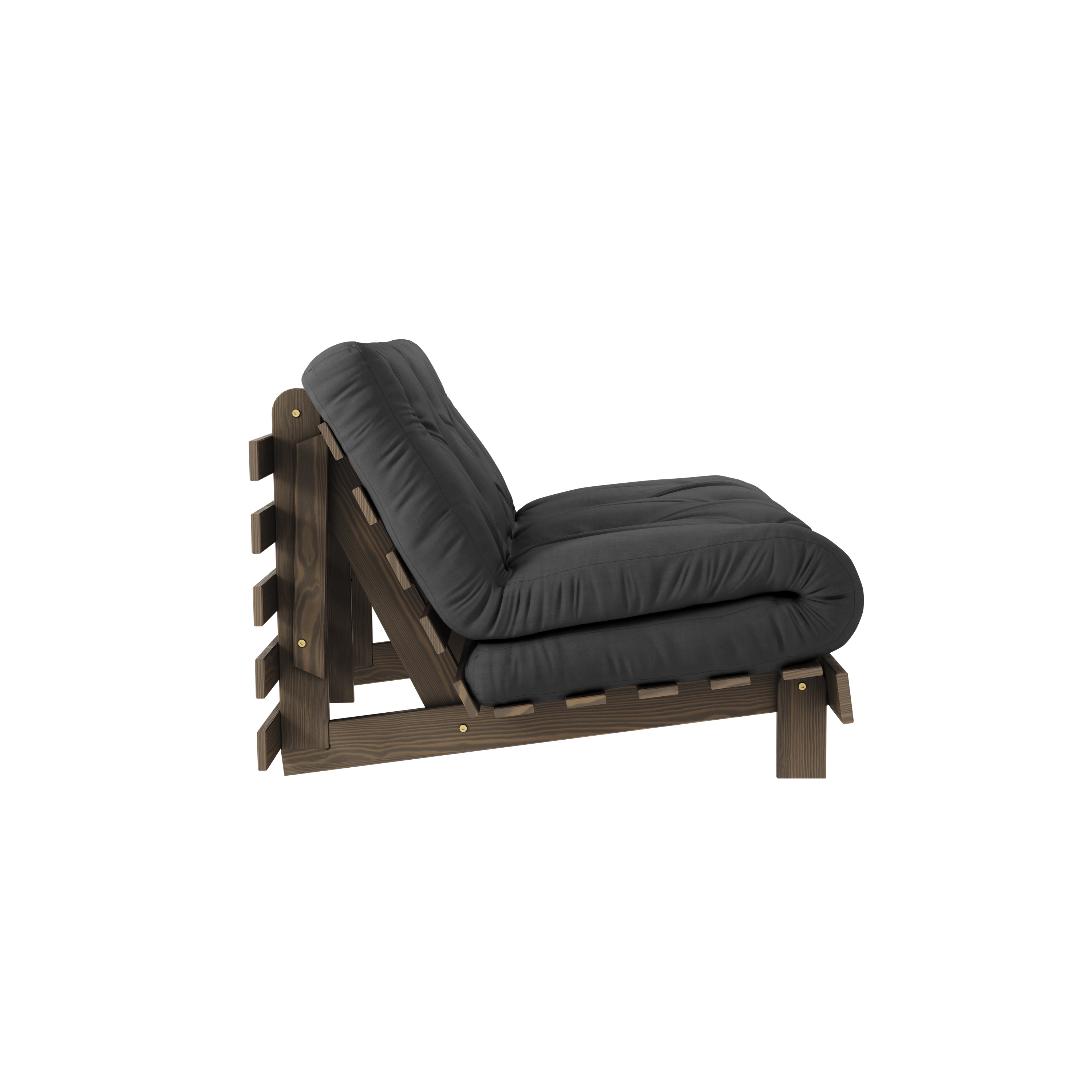 Karup Design Roots Vuodesohva Ruskea/Dark Grey 140cm