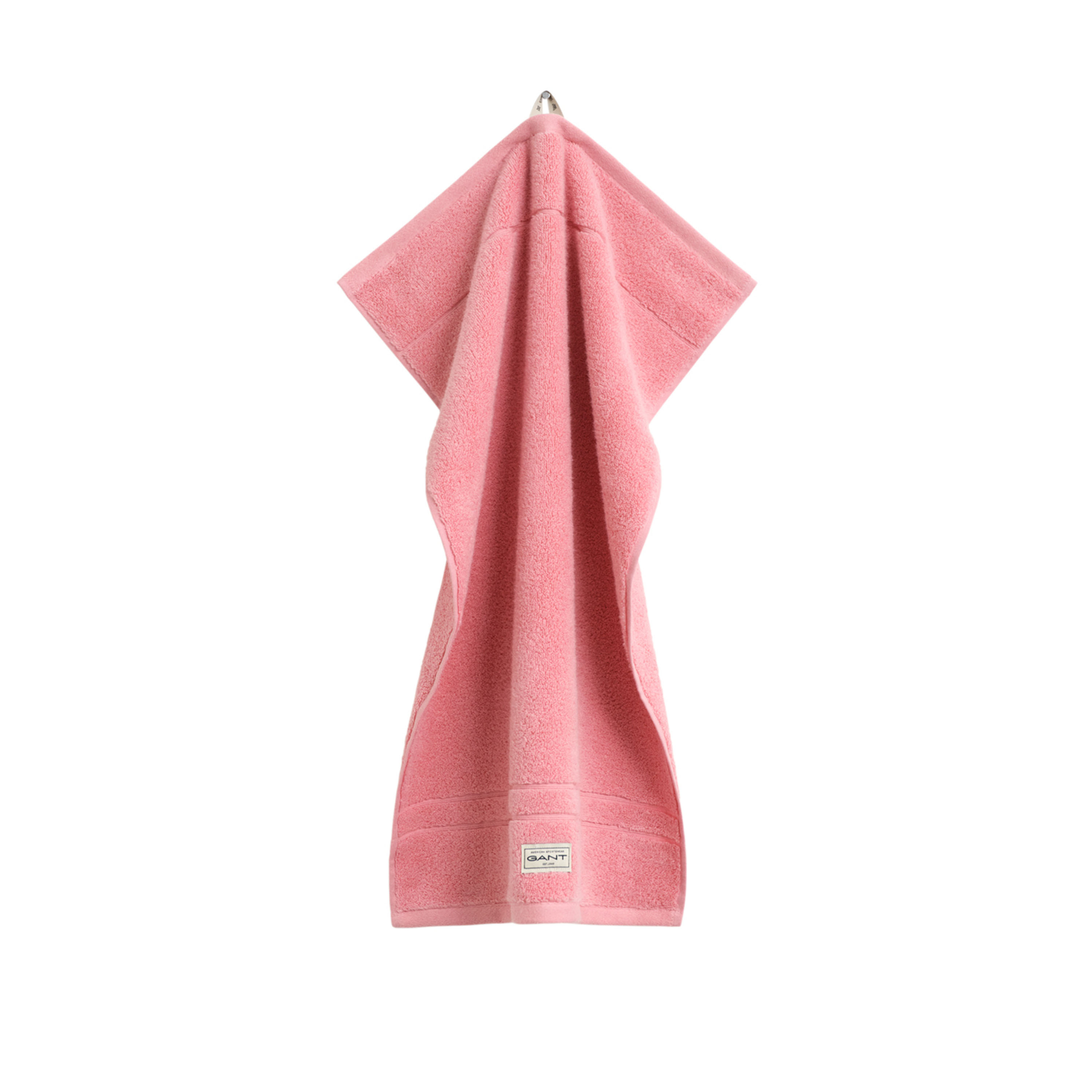 Organic Premium Terry Håndkle Washed Pink 30x50