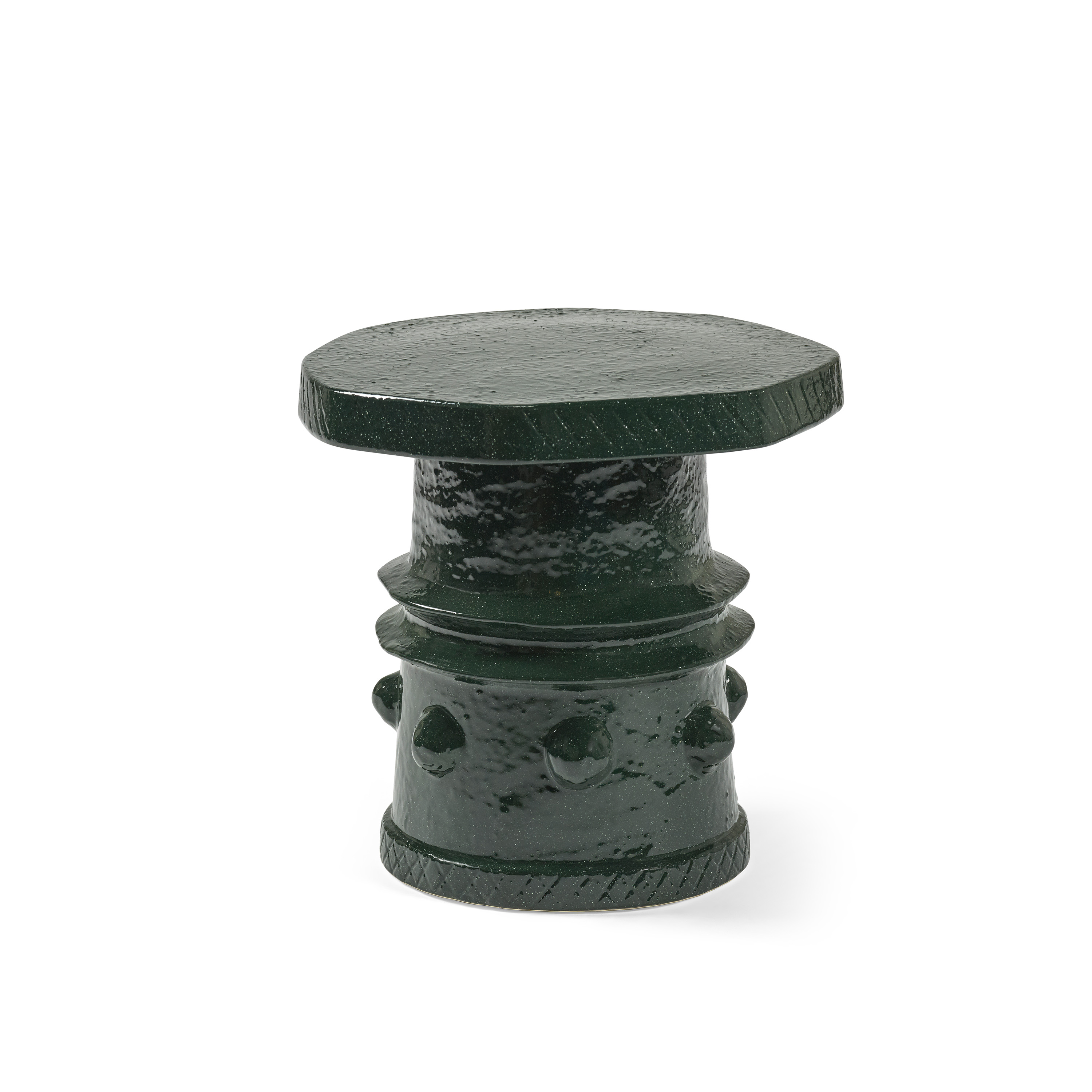 Clara 08 Sidobord Dark Green