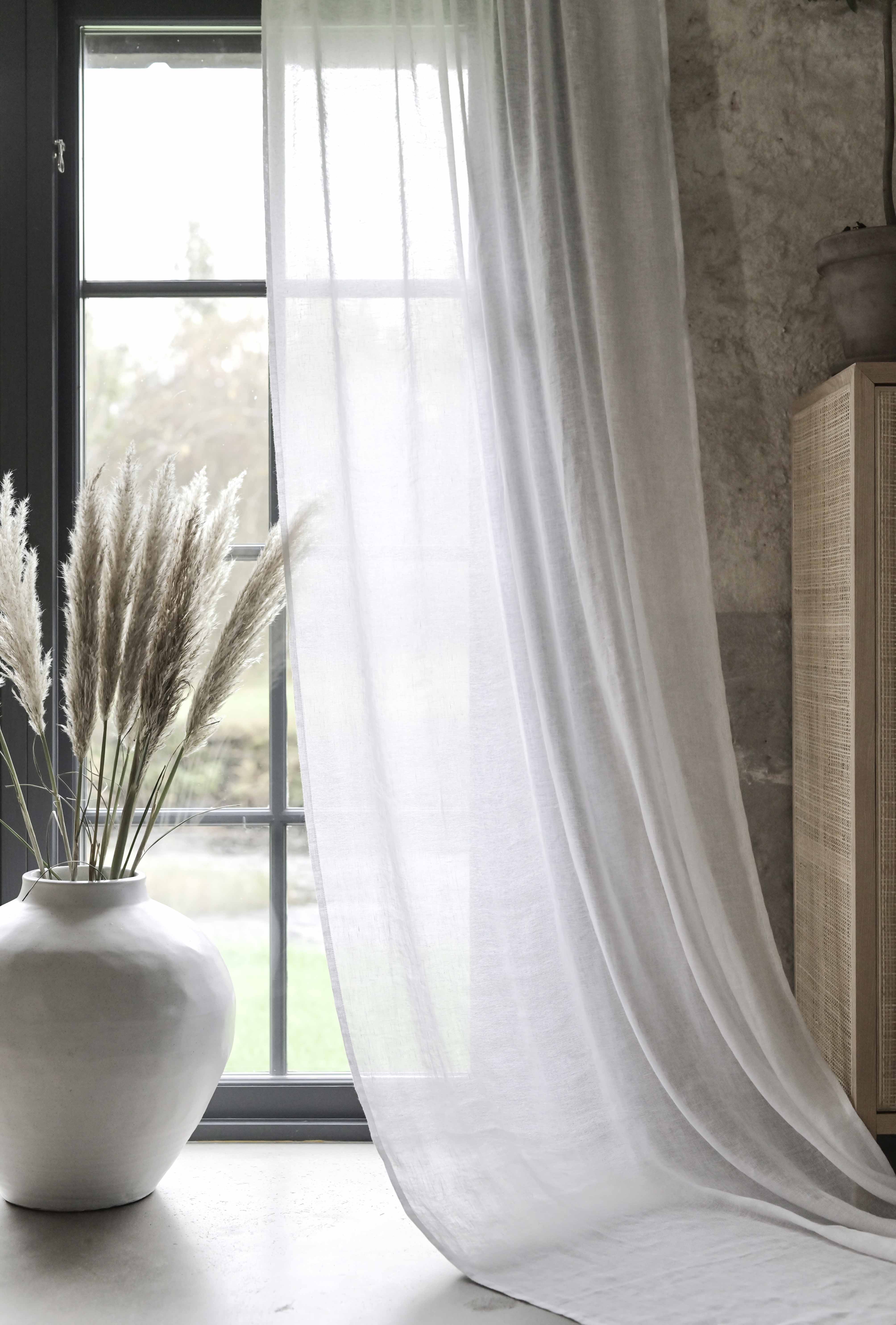 Fondaco Bella Gardinlängd Offwhite 280cm