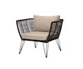 Mundo Loungestol Svart/Natur