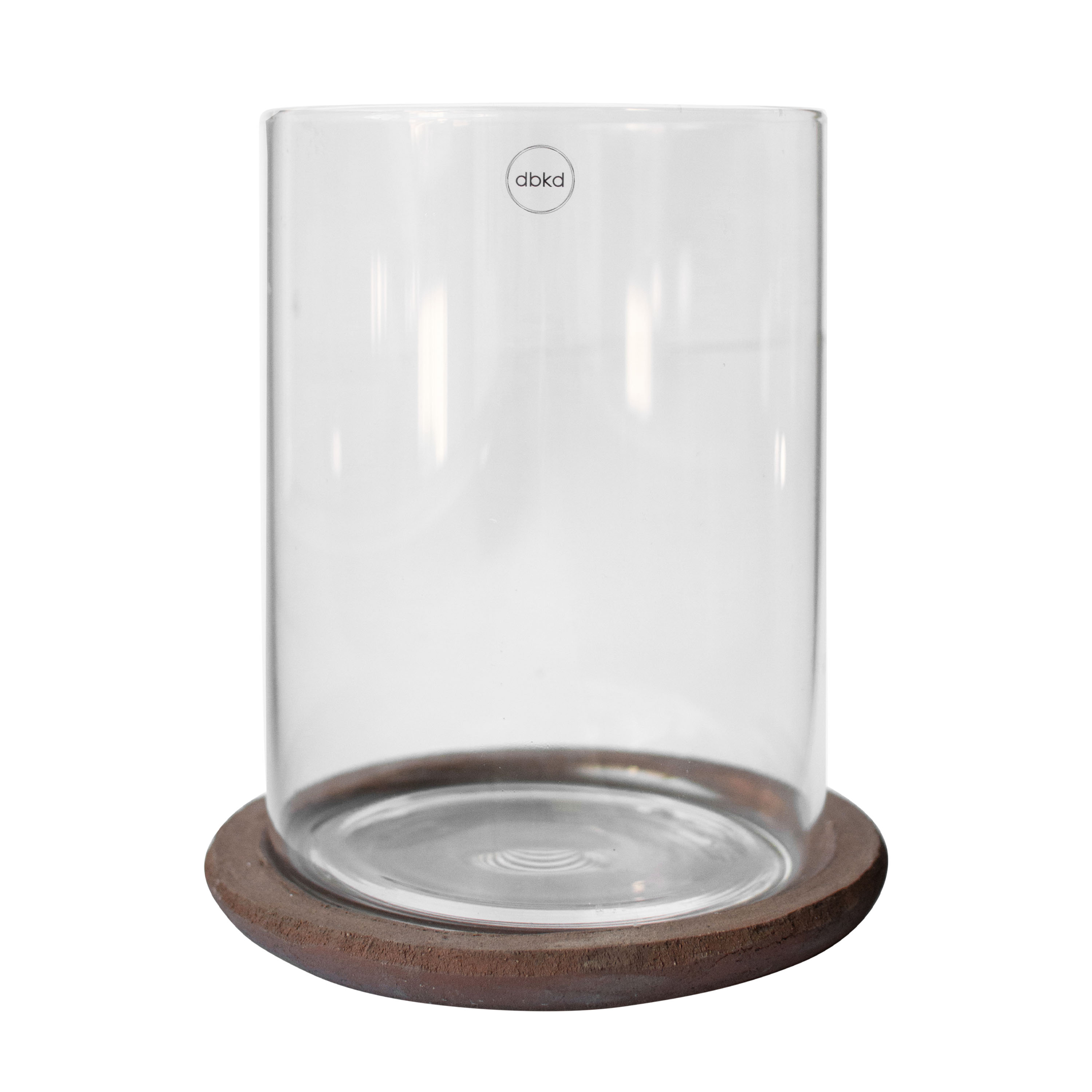 Terra Glass Kynttilänjalka Brown Large