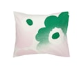 Unikko Häivähdys Örngott Off White/Light Pink/Green 50x60