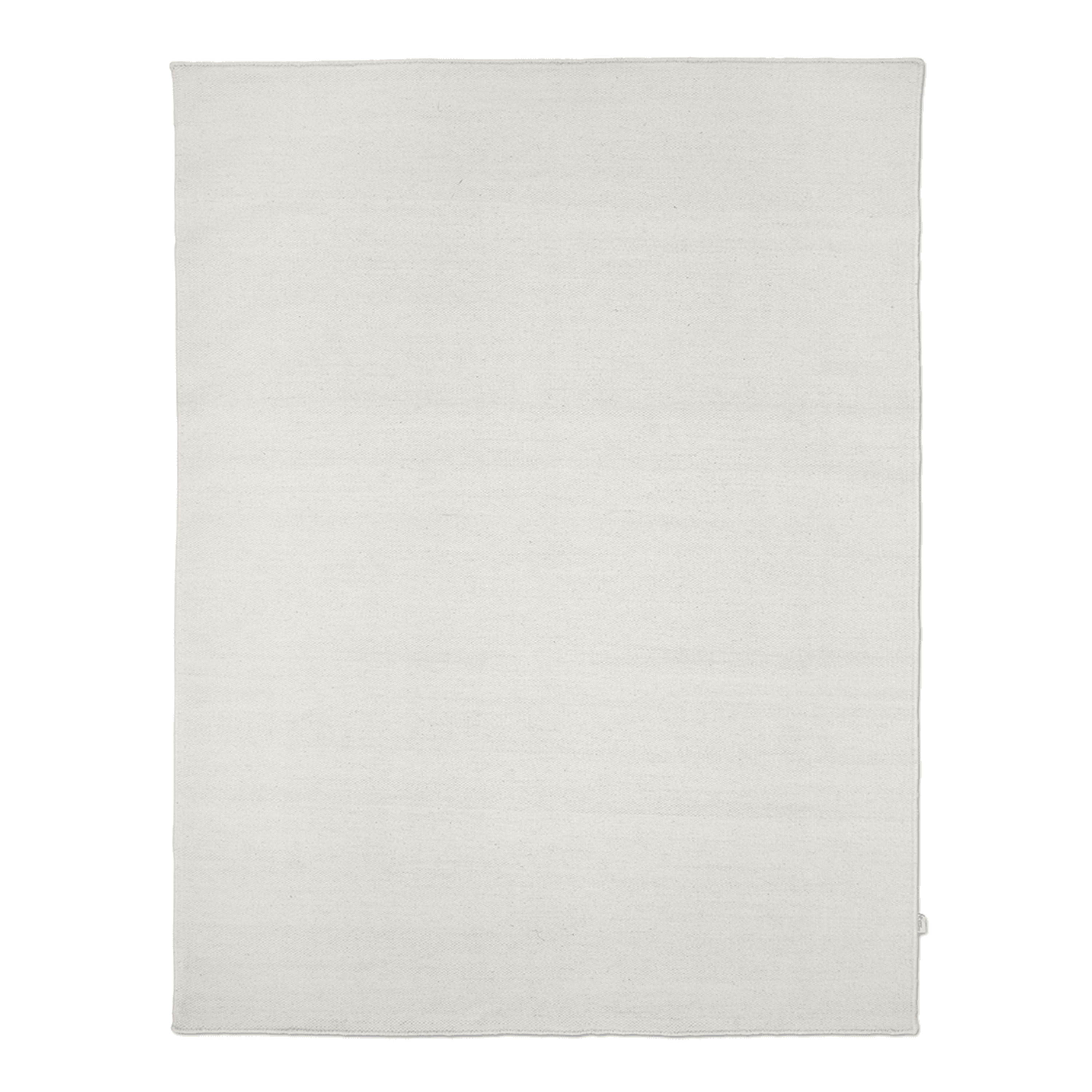 Plain Wollteppich Off White 170x230