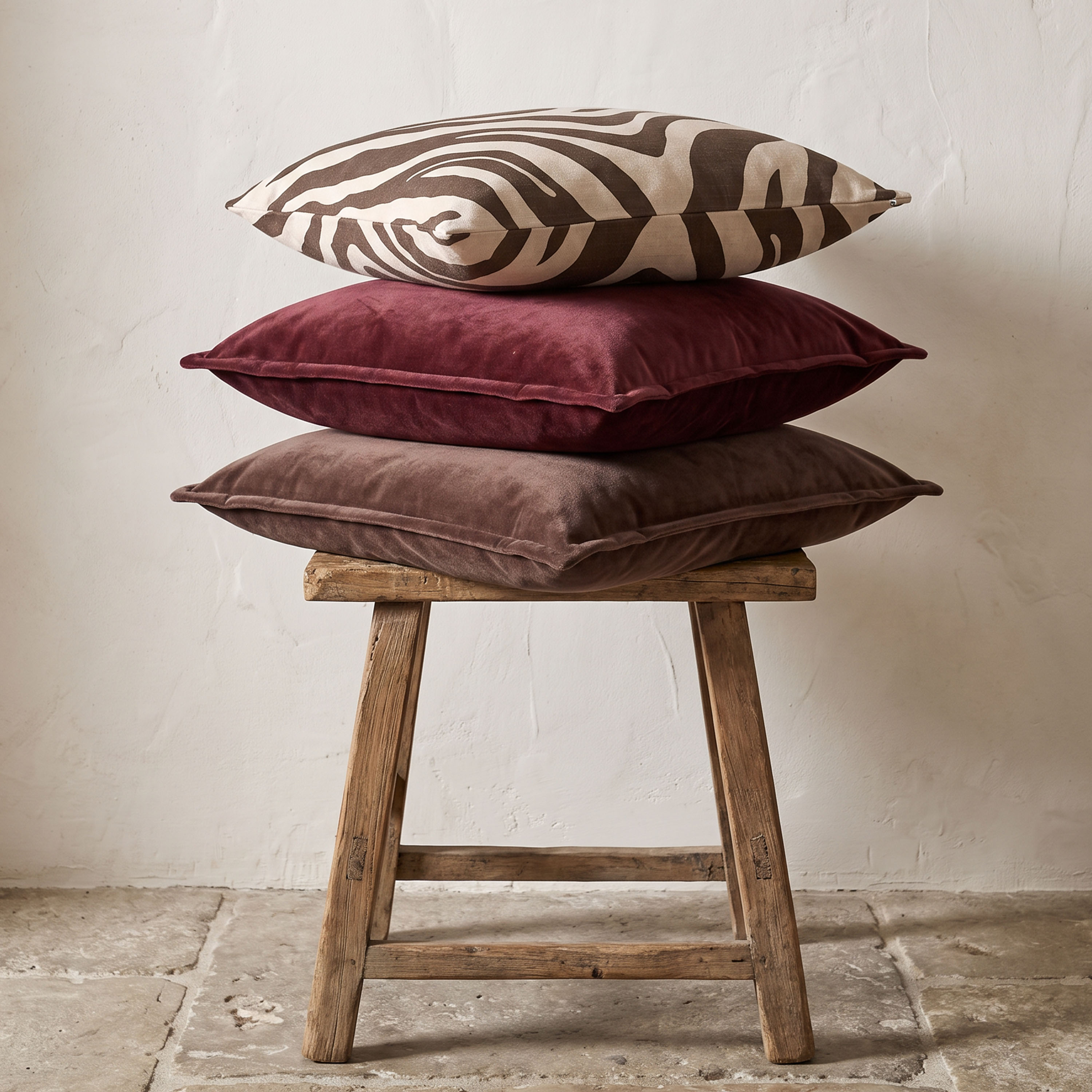 Classic Collection Classic Velvet Kuddfodral Burgundy 50x50