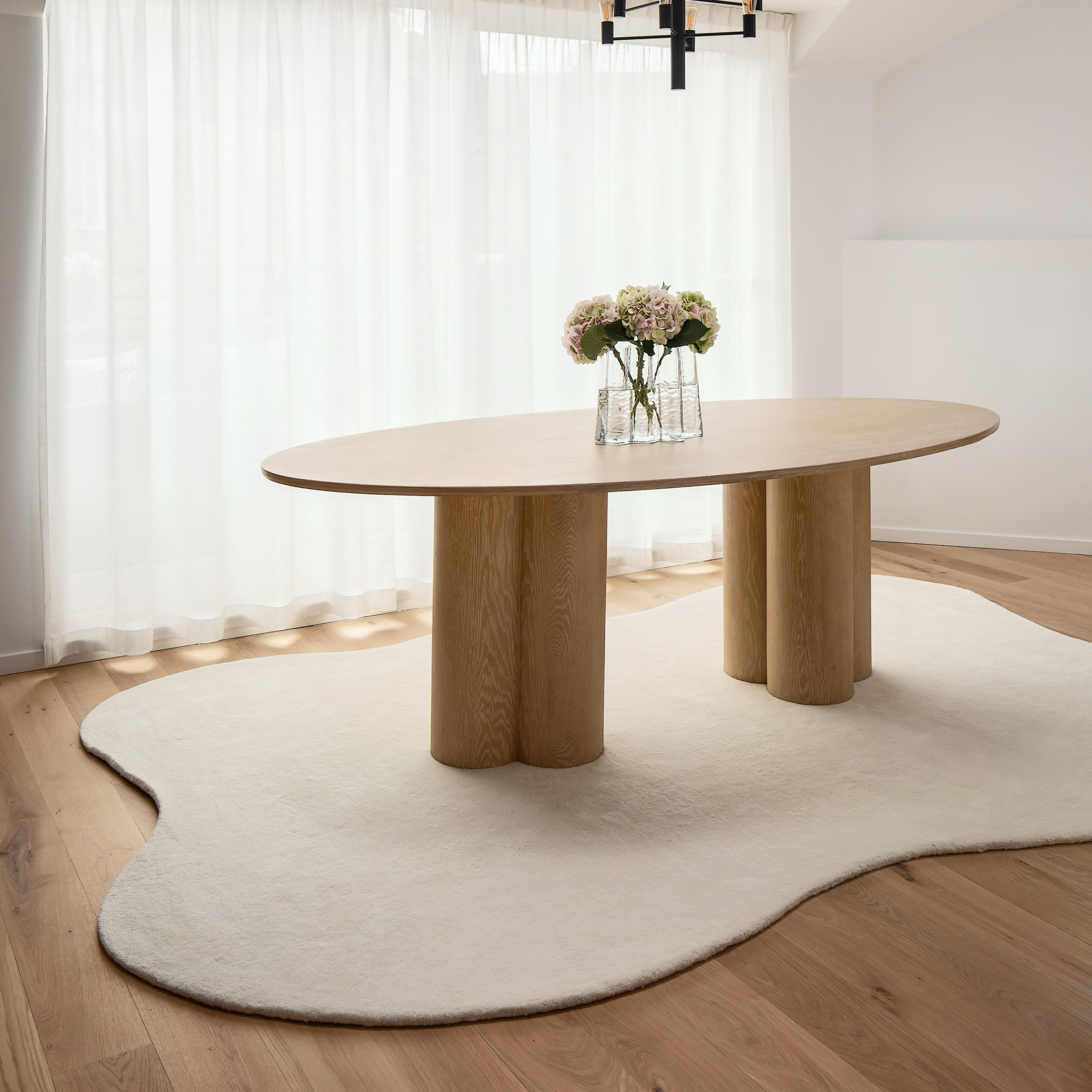 Sleepo Collection Stormi Wollteppich White 170x230