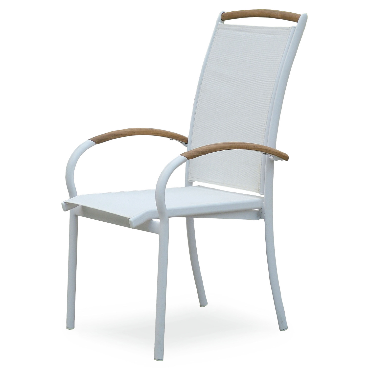 Hillerstorp - Nydala Stablestol Hvit/Teak