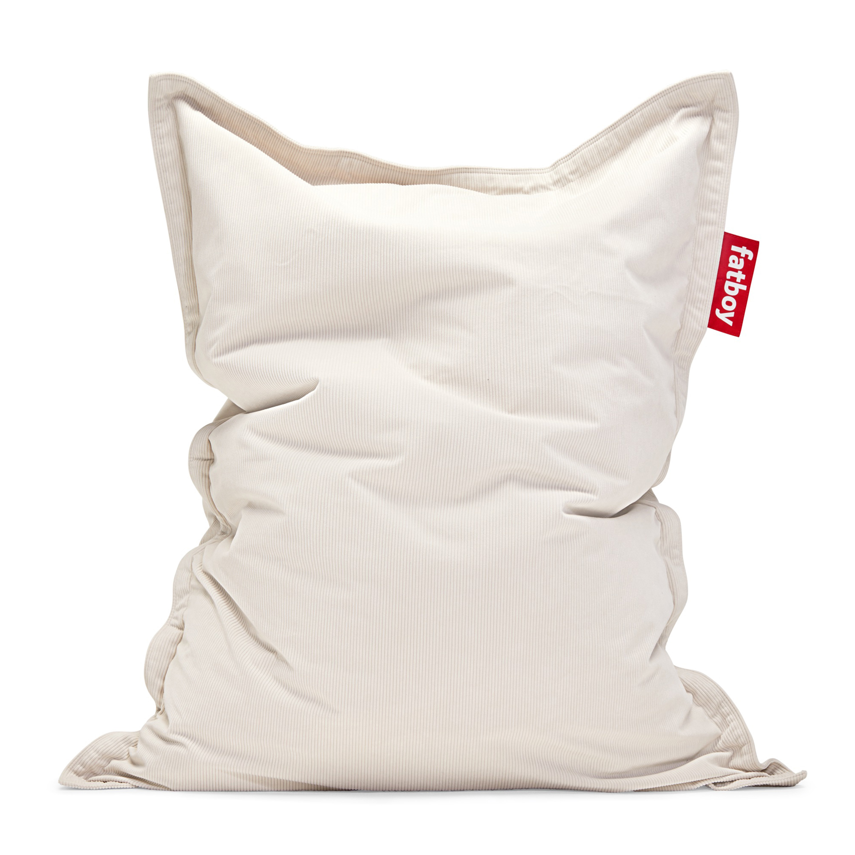 Fatboy - Original Slim Recycled Cord Sittpuff Cream - Vit