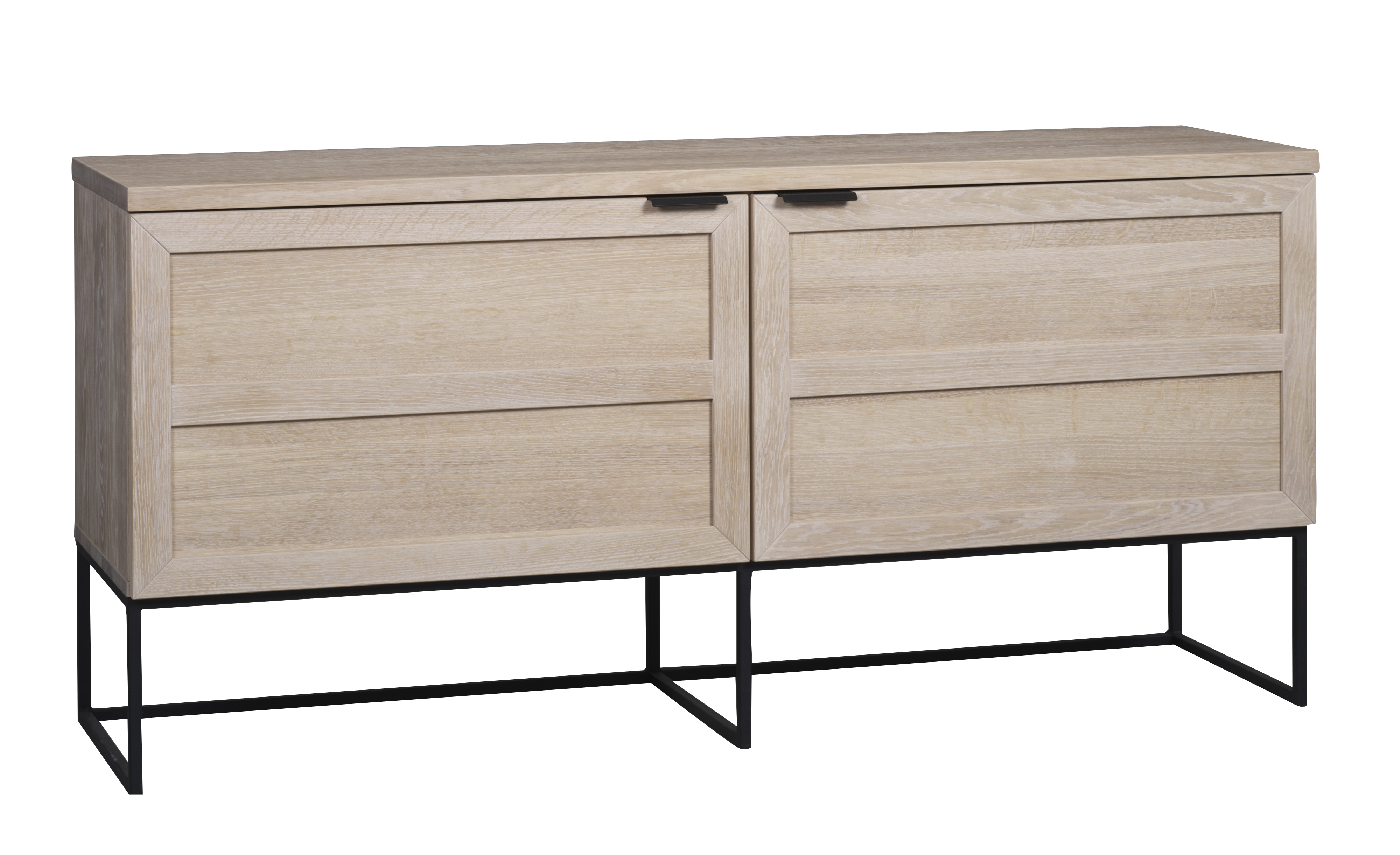 Rowico Home - Everett Sideboard Vitpigmenterad Ek - Svart