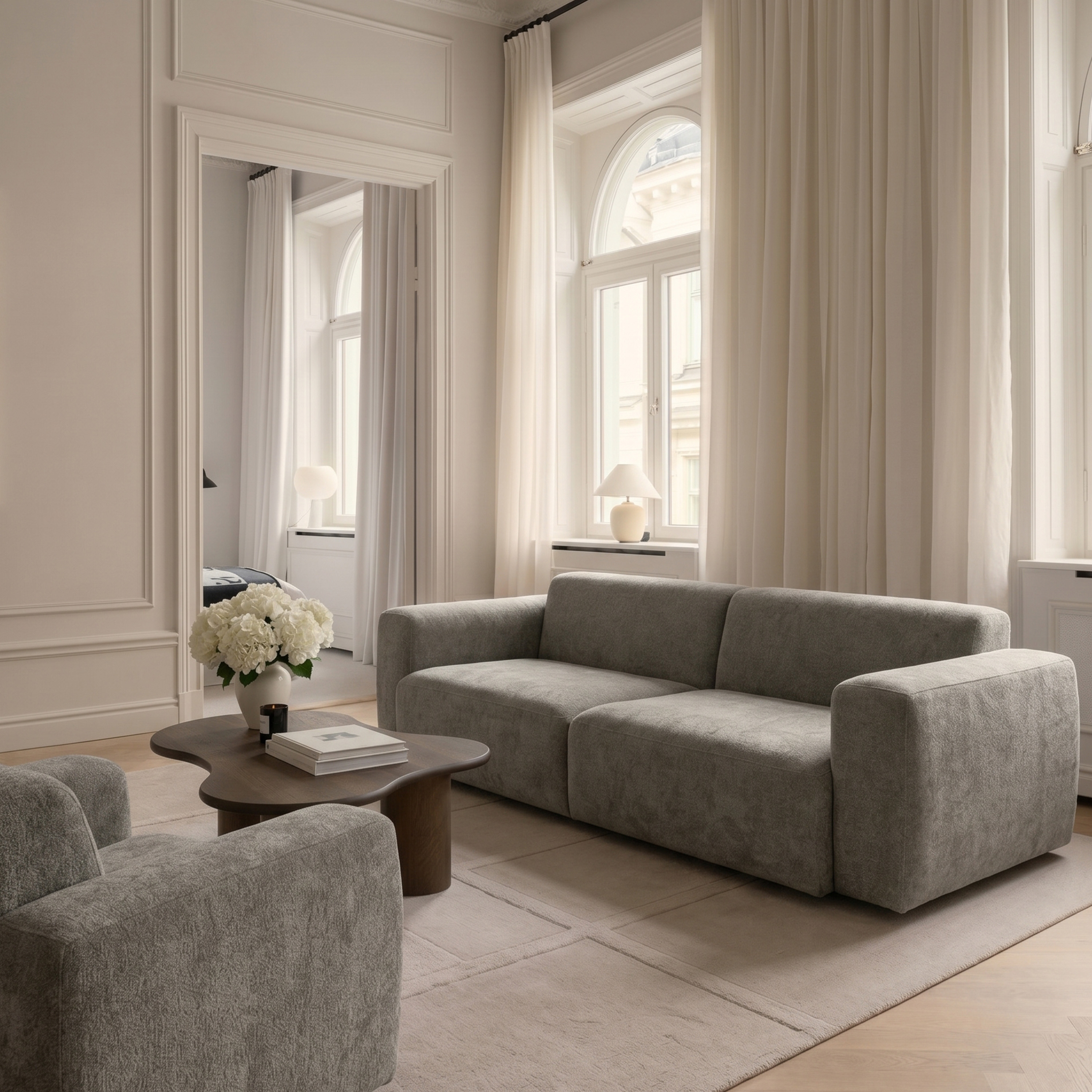 Sleepo Collection Mila 3-seters sofa Moss 260 cm