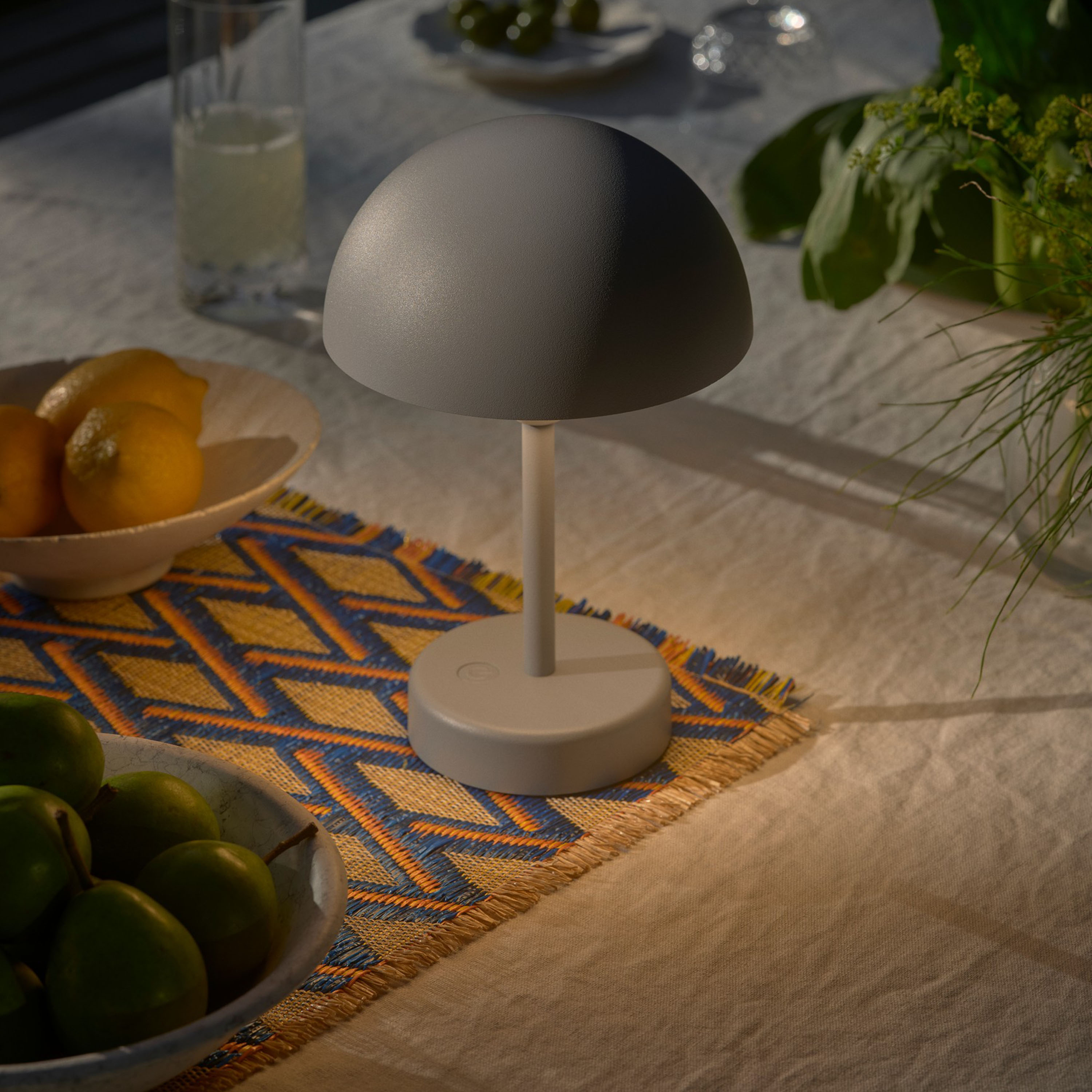 Nordlux Ellen To-Go Portabel Bordlampe Grå 25cm