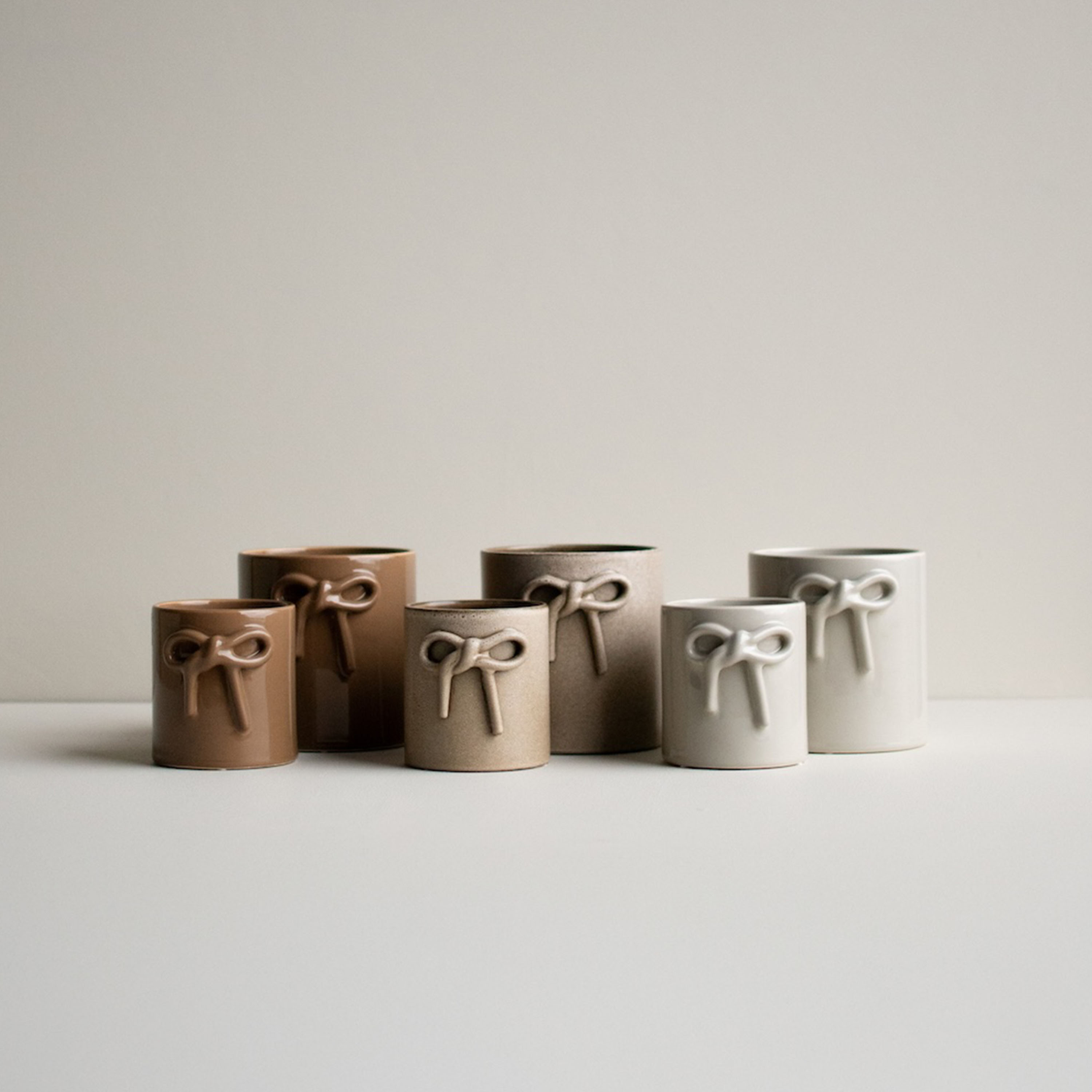 DBKD Bow Kruka Beige Small