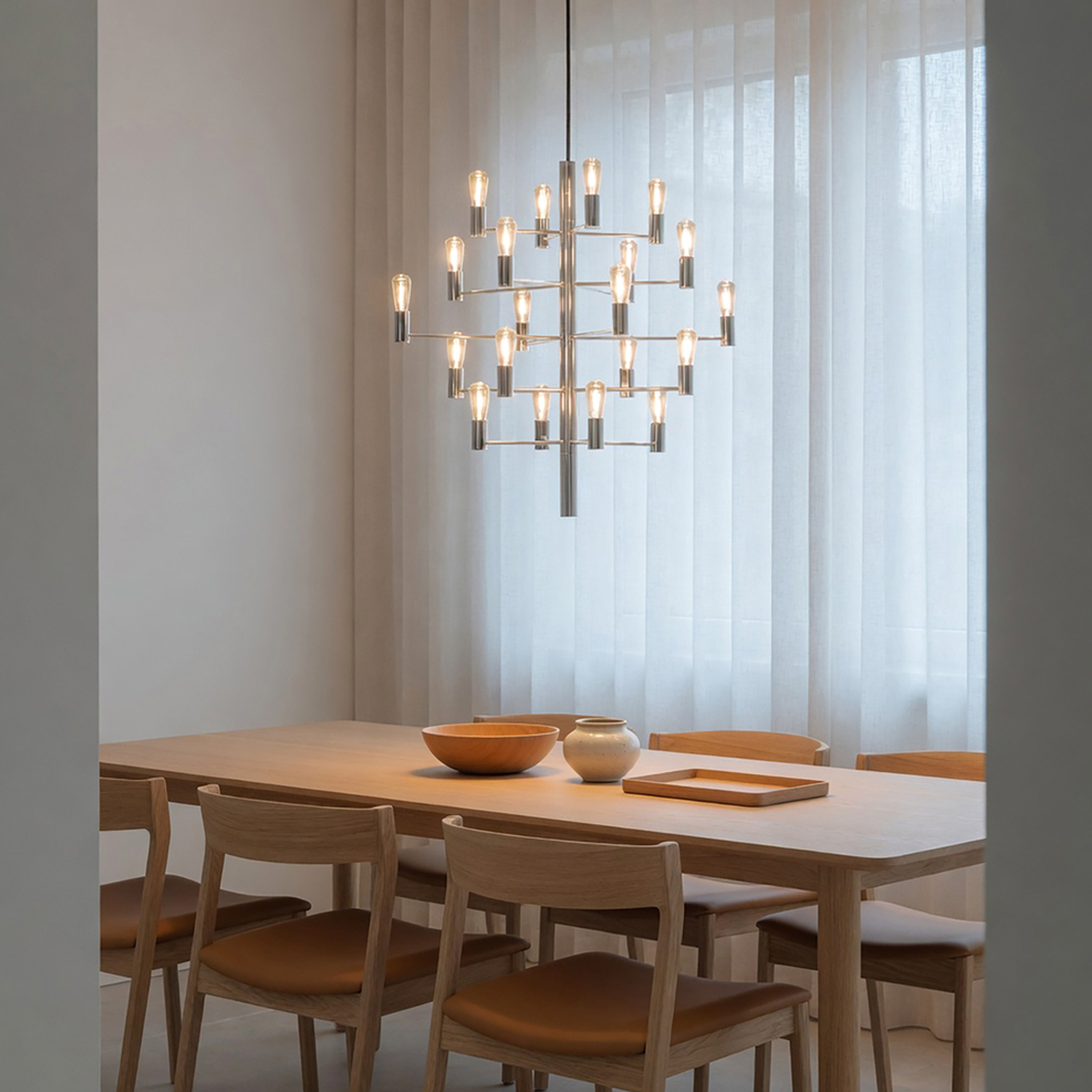 Herstal Manola 20 Led Taklampe Krom