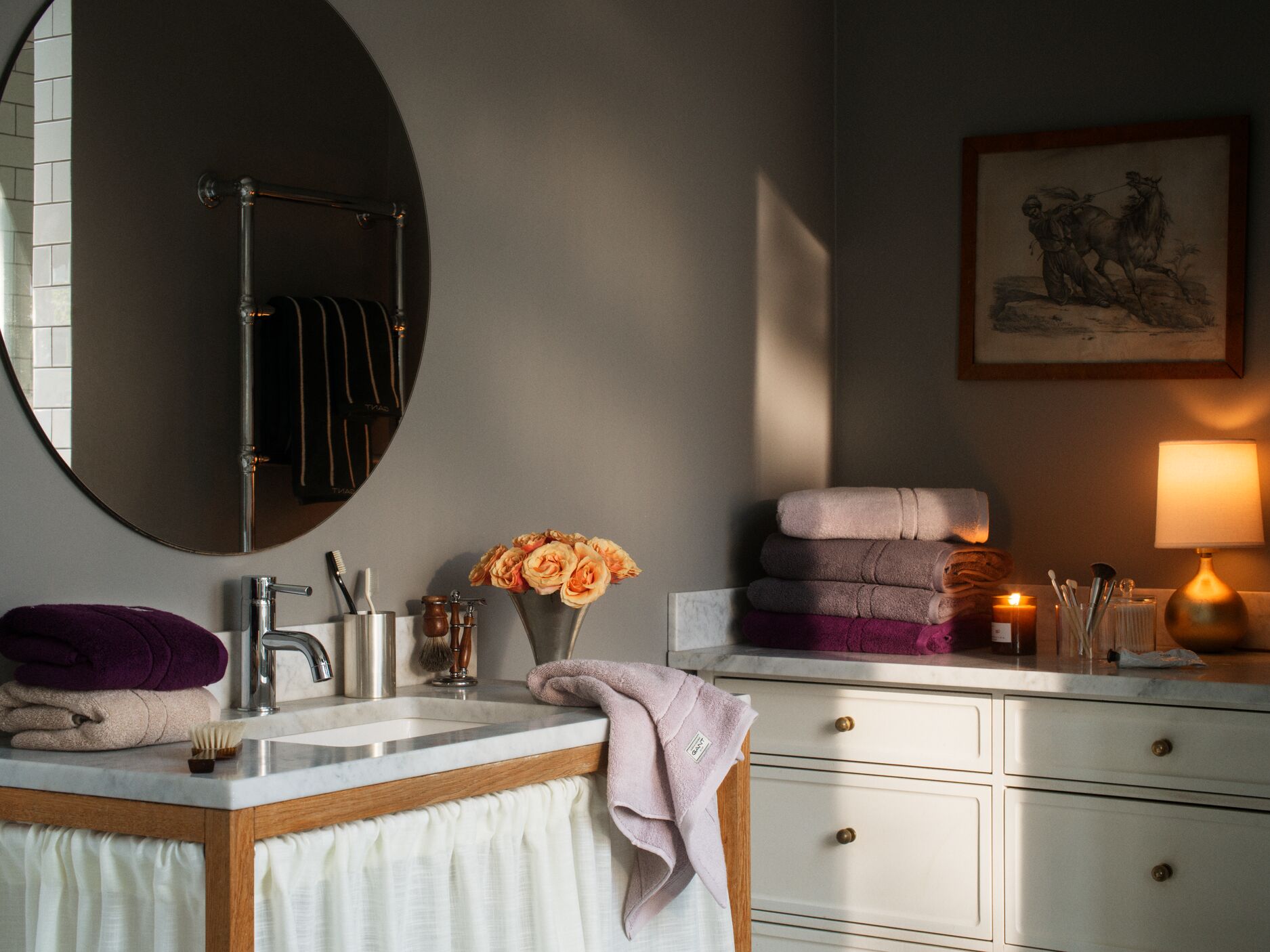 GANT Home Organic Premium Terry Håndkle Mild Lilla 30x50