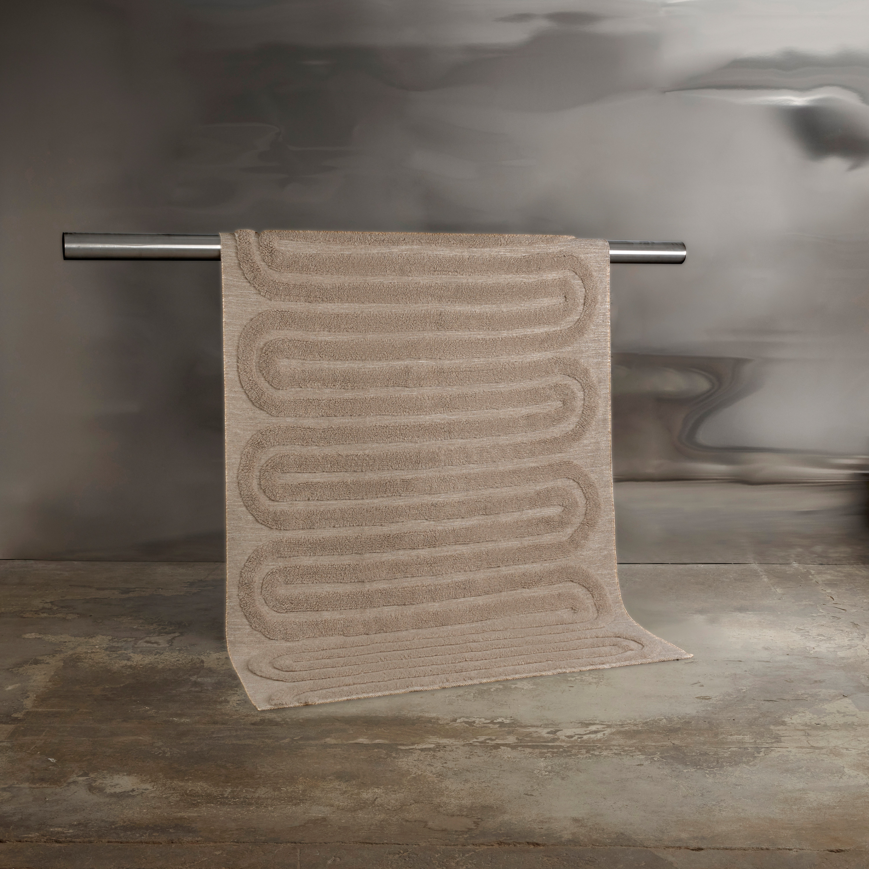 Tinted Riklund 
Villamatto Beige/Melange 190x290