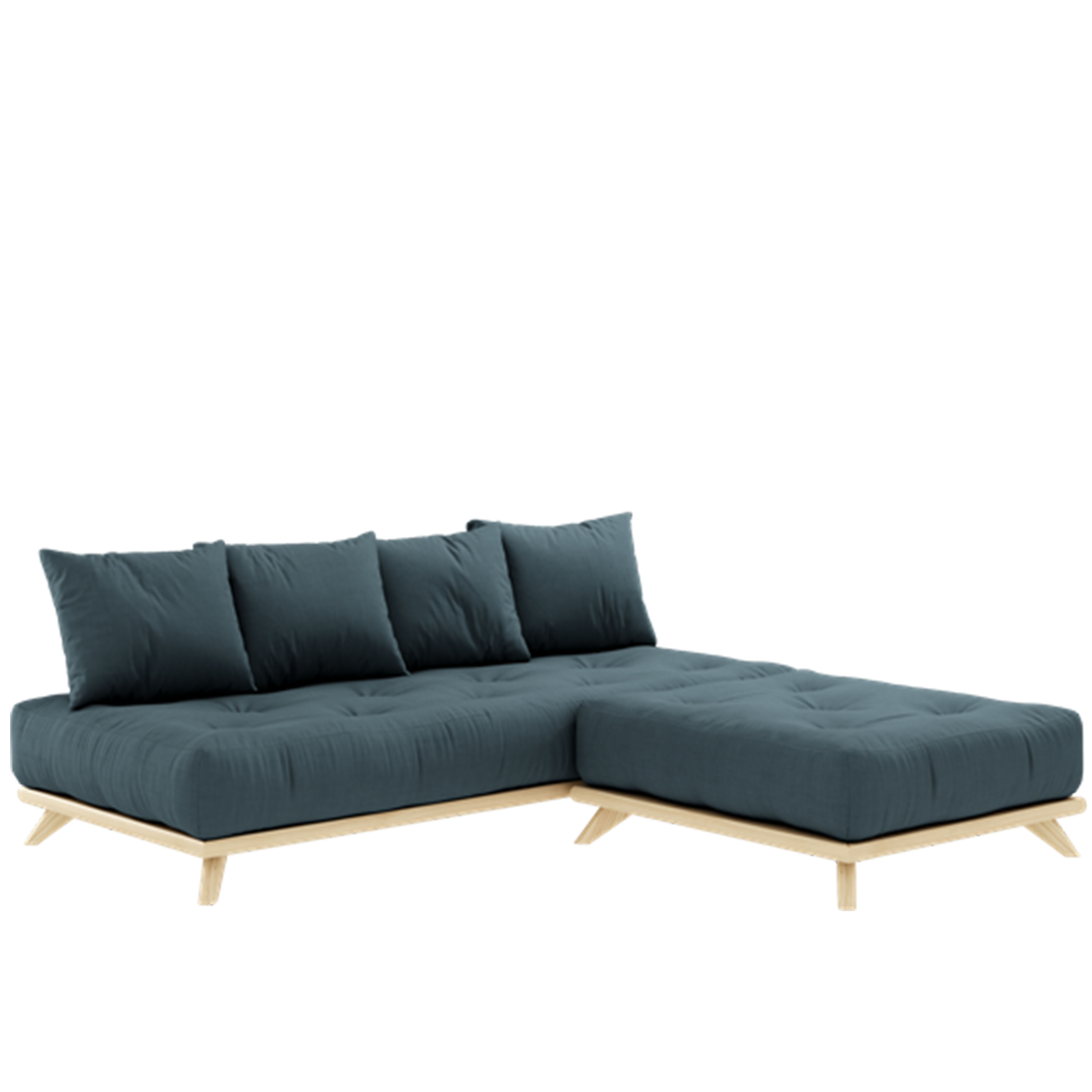 Karup Design Senza Sovesofa Natur/Petrol Blue 200cm