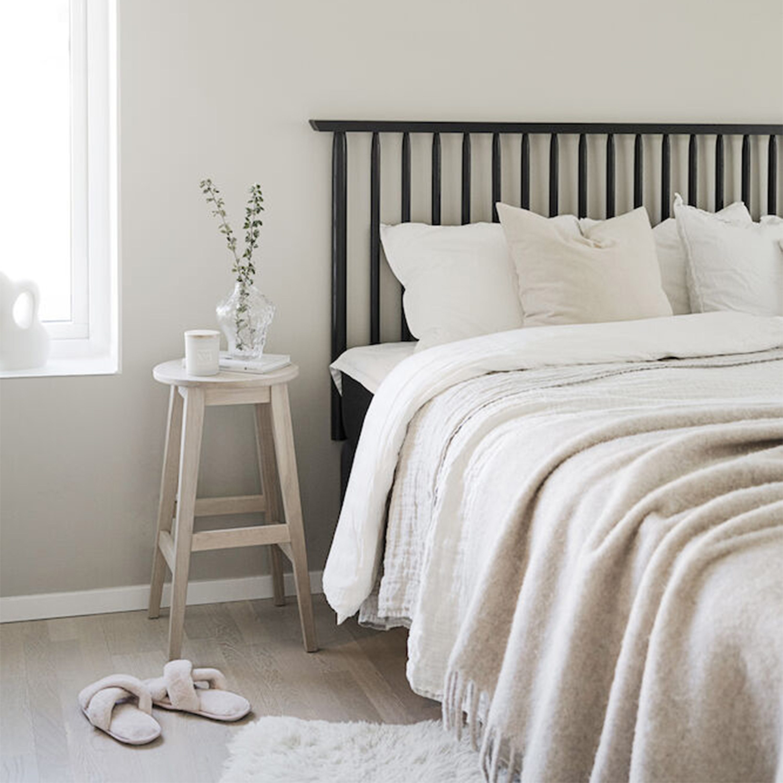 Rowico Home Austin Barstol Vitpigmenterad Ek