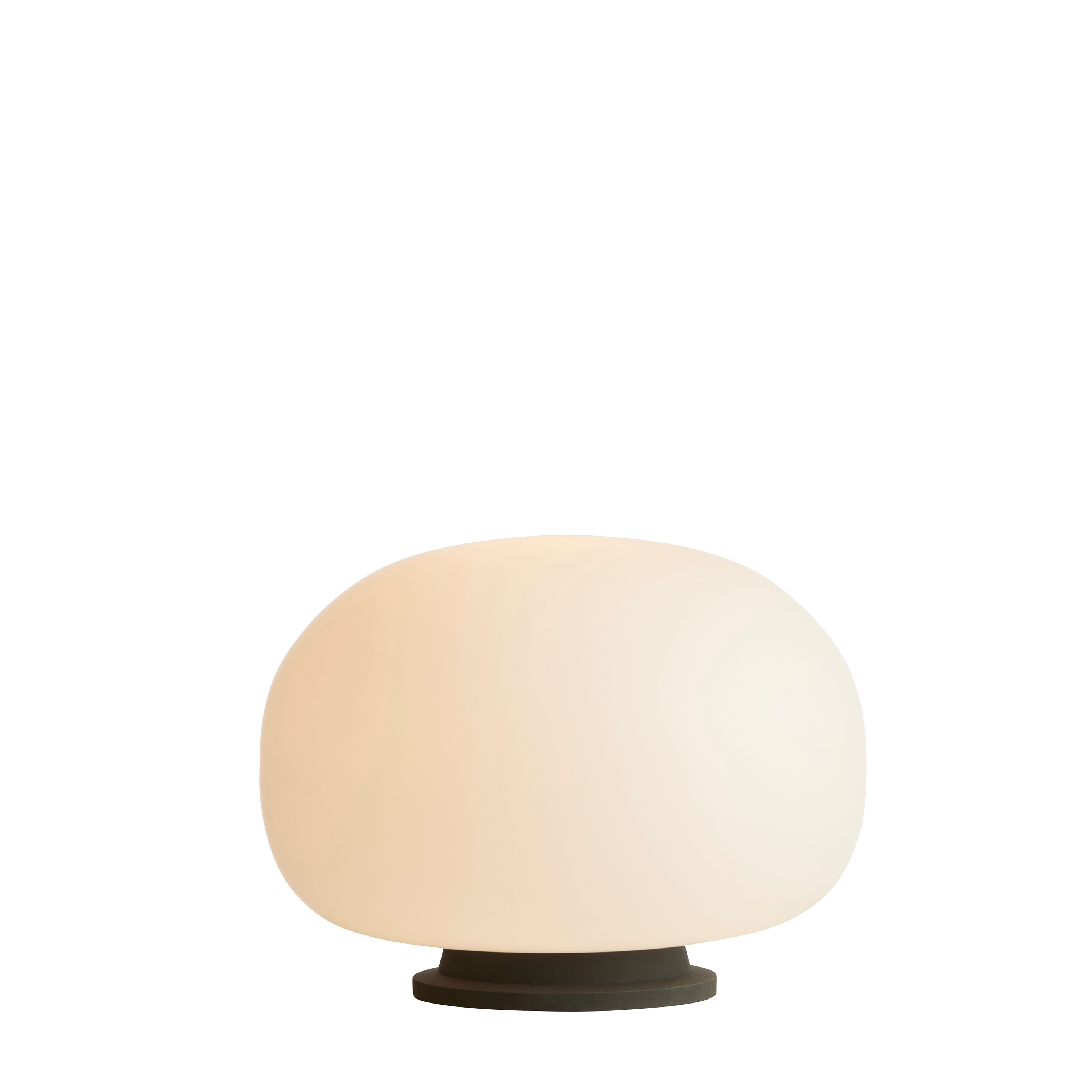 Frandsen Supernate Bordlampe Opal White/Black Ø28