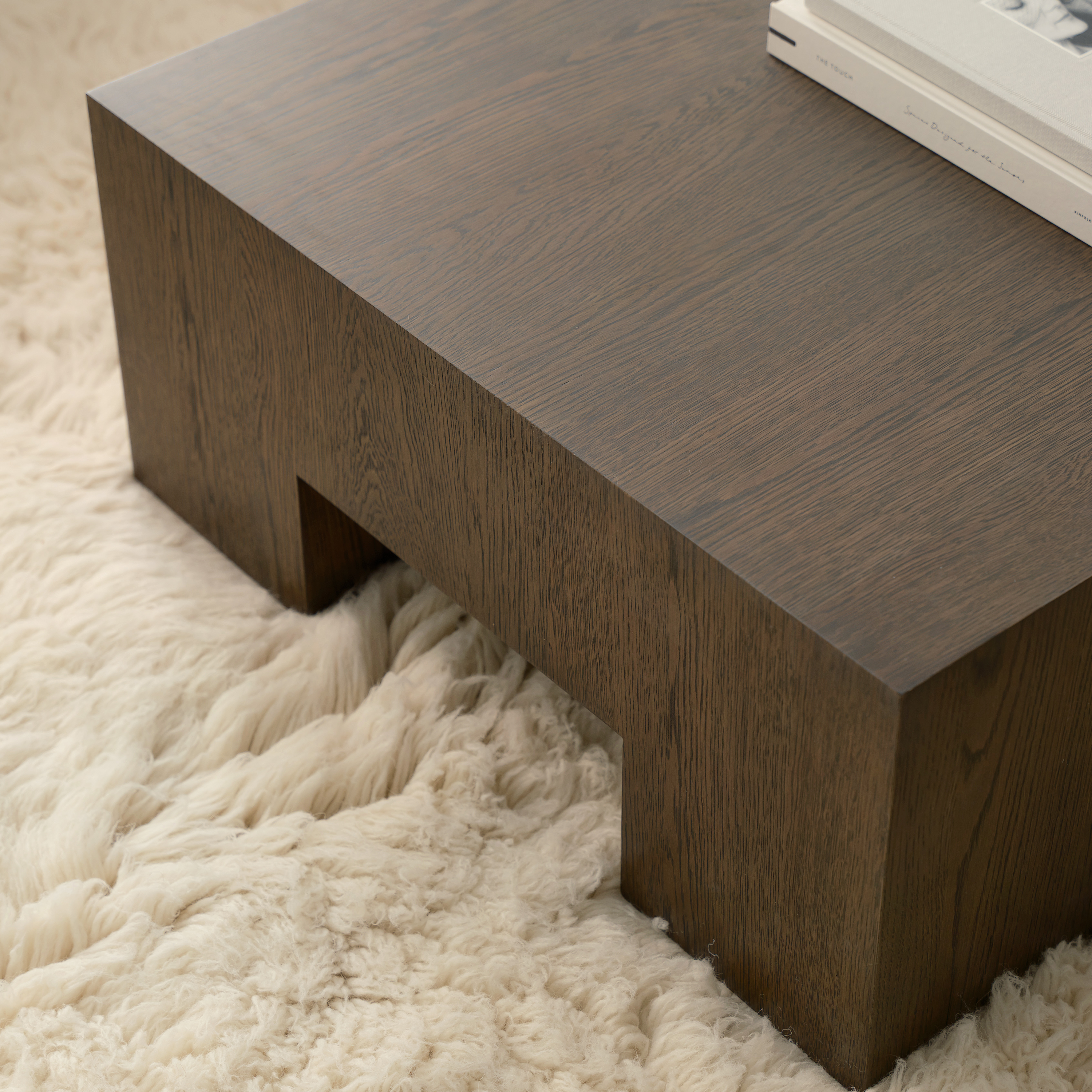 Sleepo Collection Chunky Soffbord Brunbetsad Ek 130x70