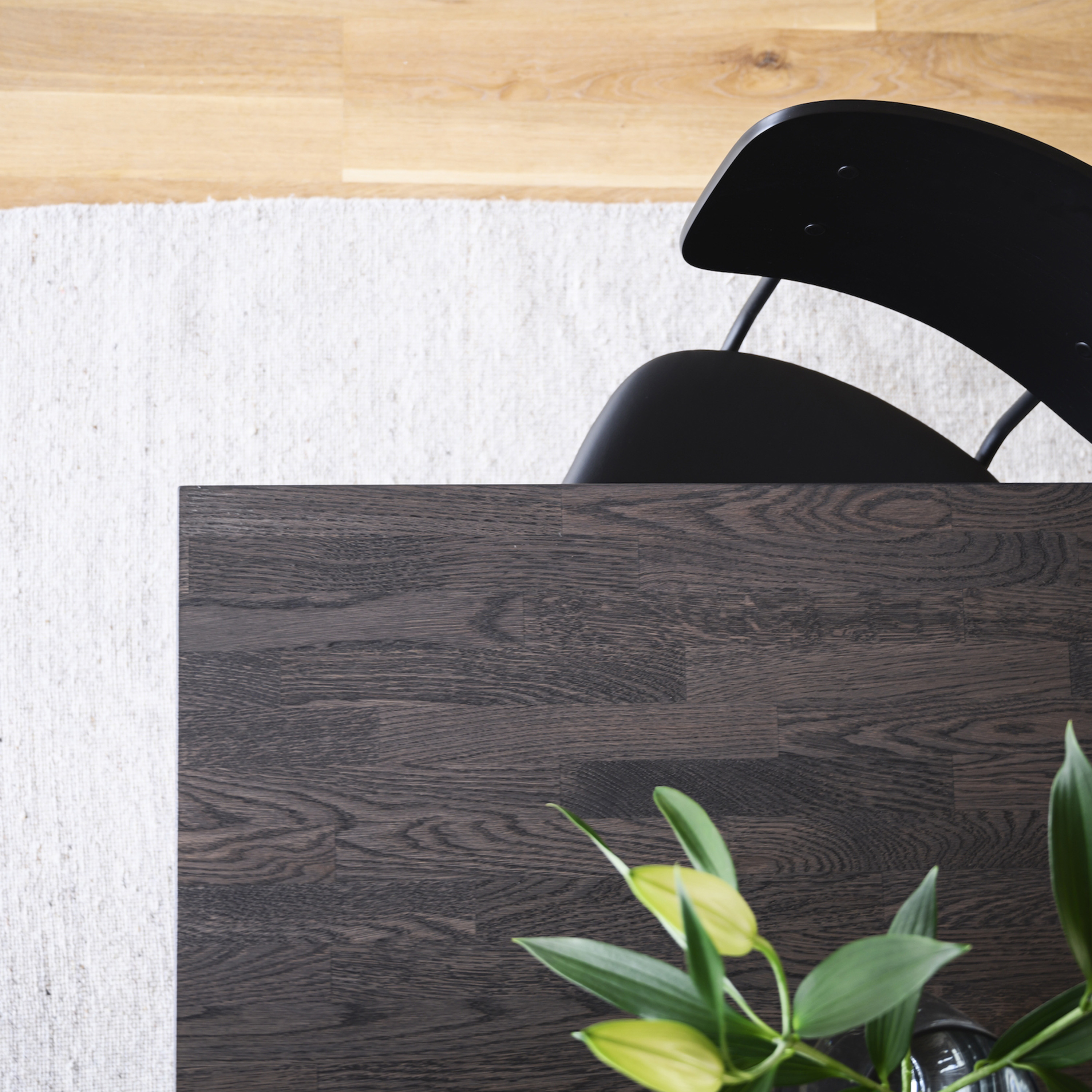 Rowico Home Brooklyn Esstisch U-Bein Dunkelbraune Eiche 220cm