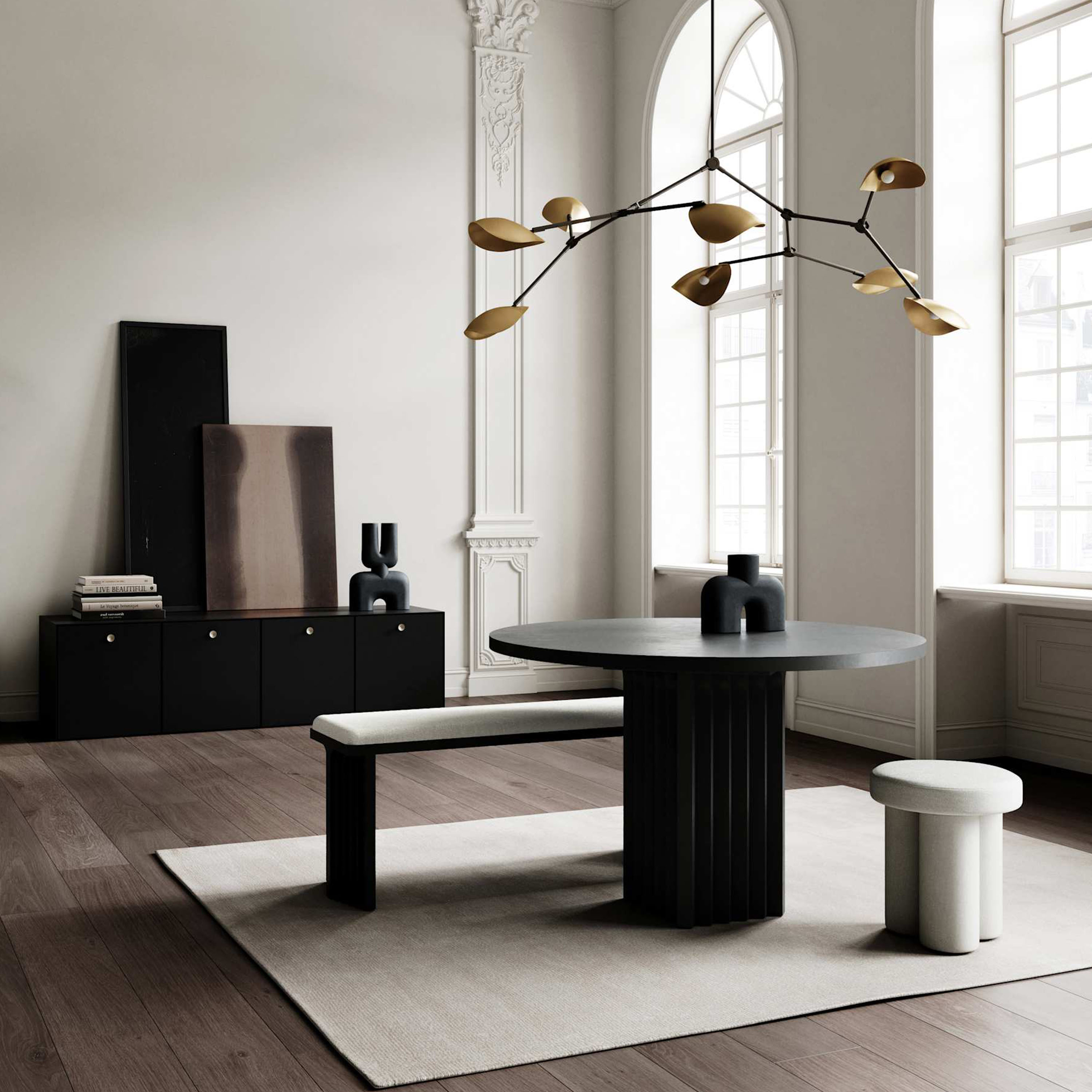 101 Copenhagen Big Foot Pall Linen White Chalk