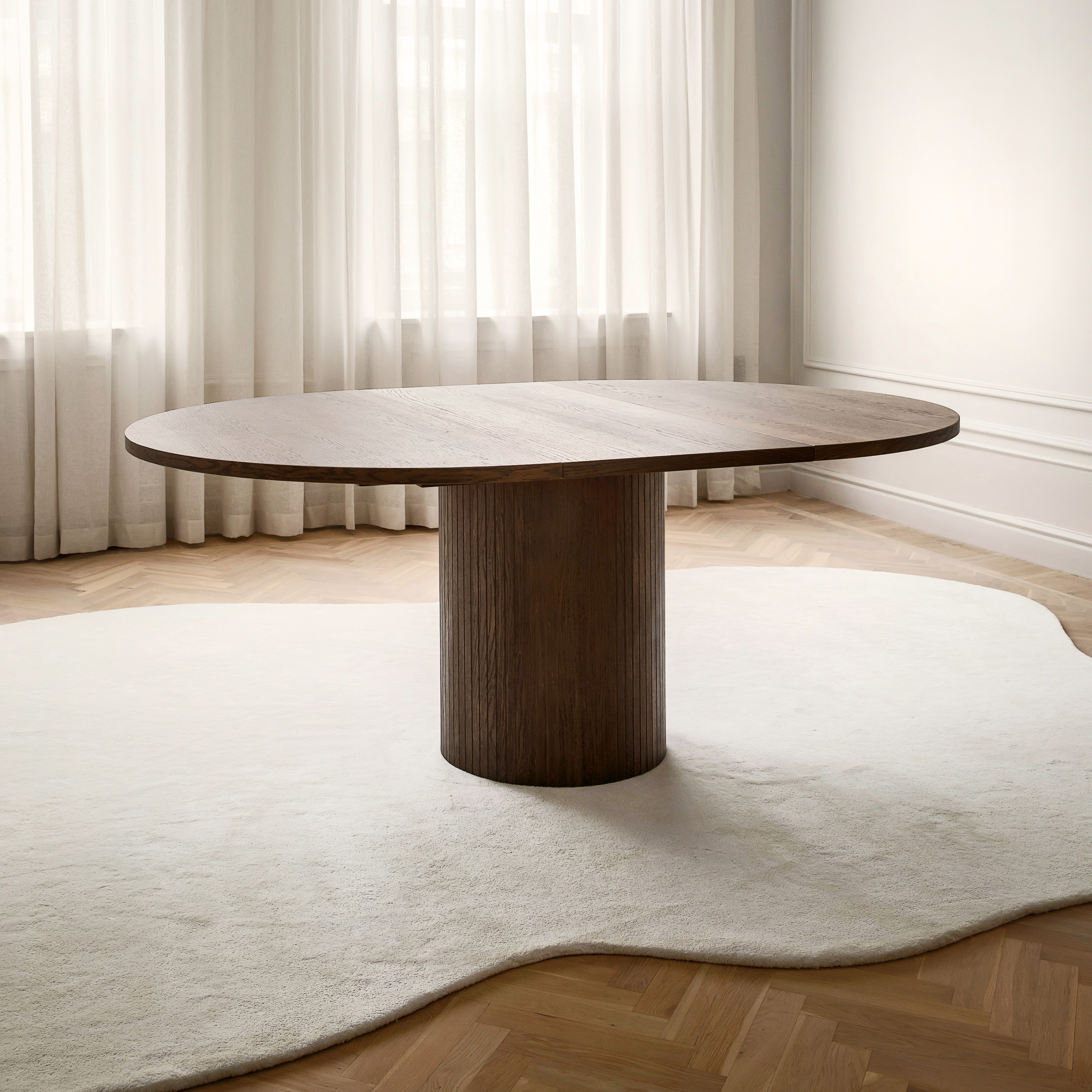 Sleepo Collection Stormi Wollteppich White 300x400