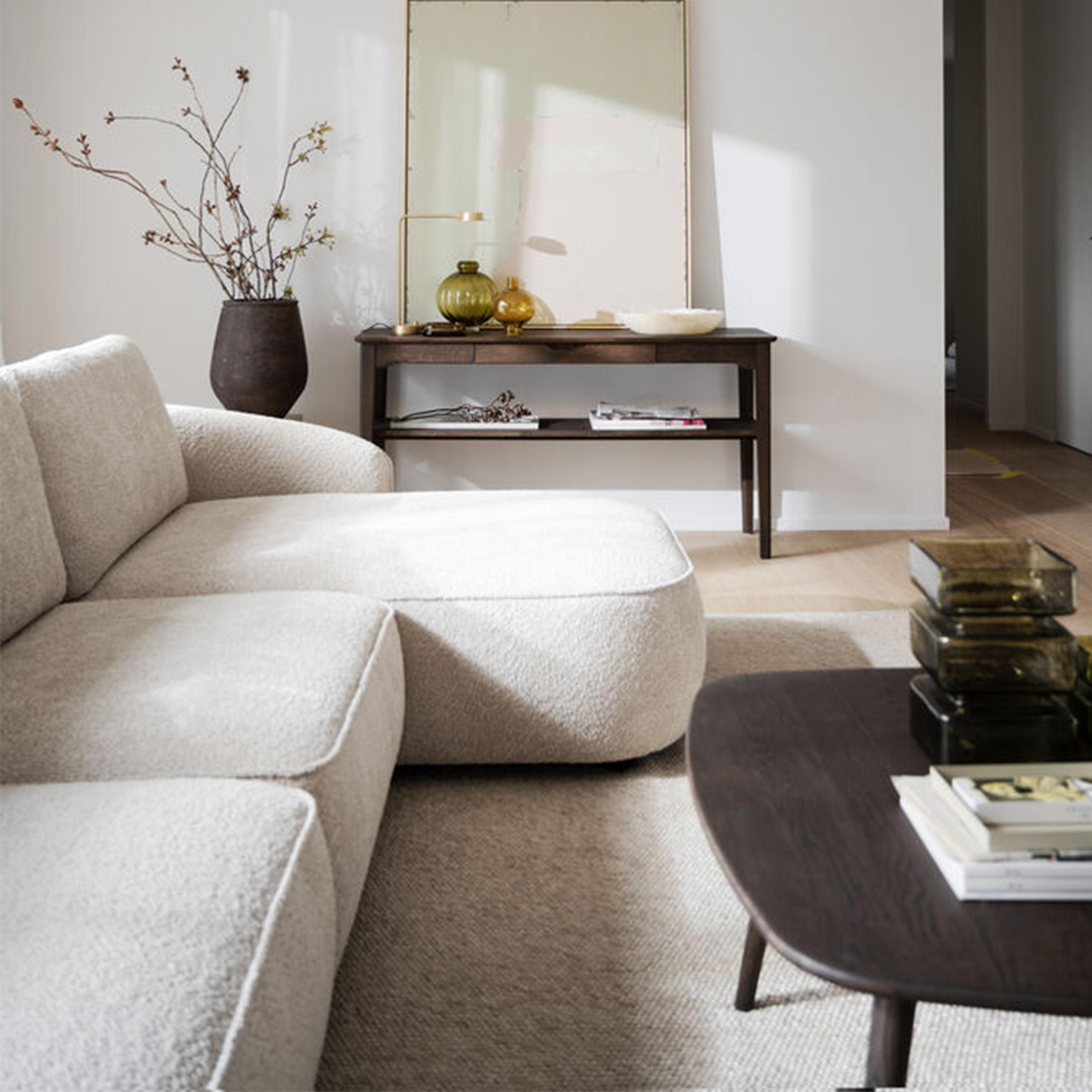 Rowico Home Tompkins Soffbord Brun 90x90cm