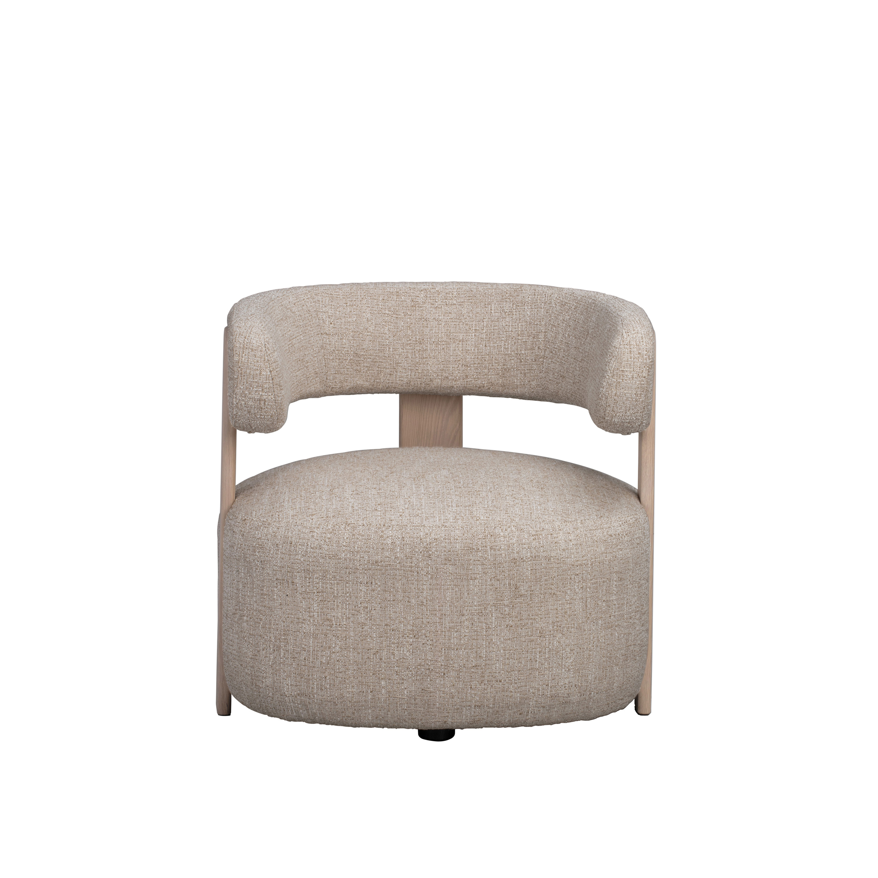 Jenison Loungesessel Hellbeige/Weißpigmentiert