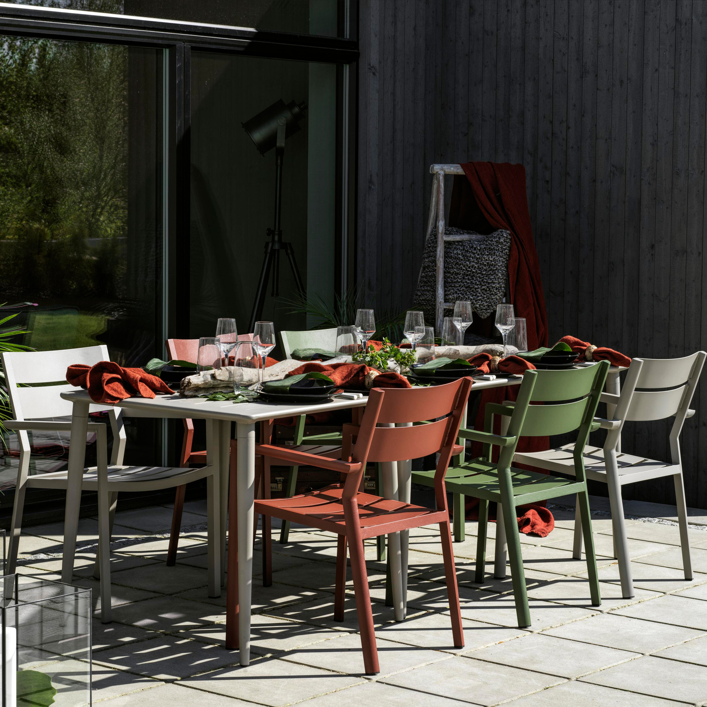 Brafab Nimes Matbord Khaki 200x98cm