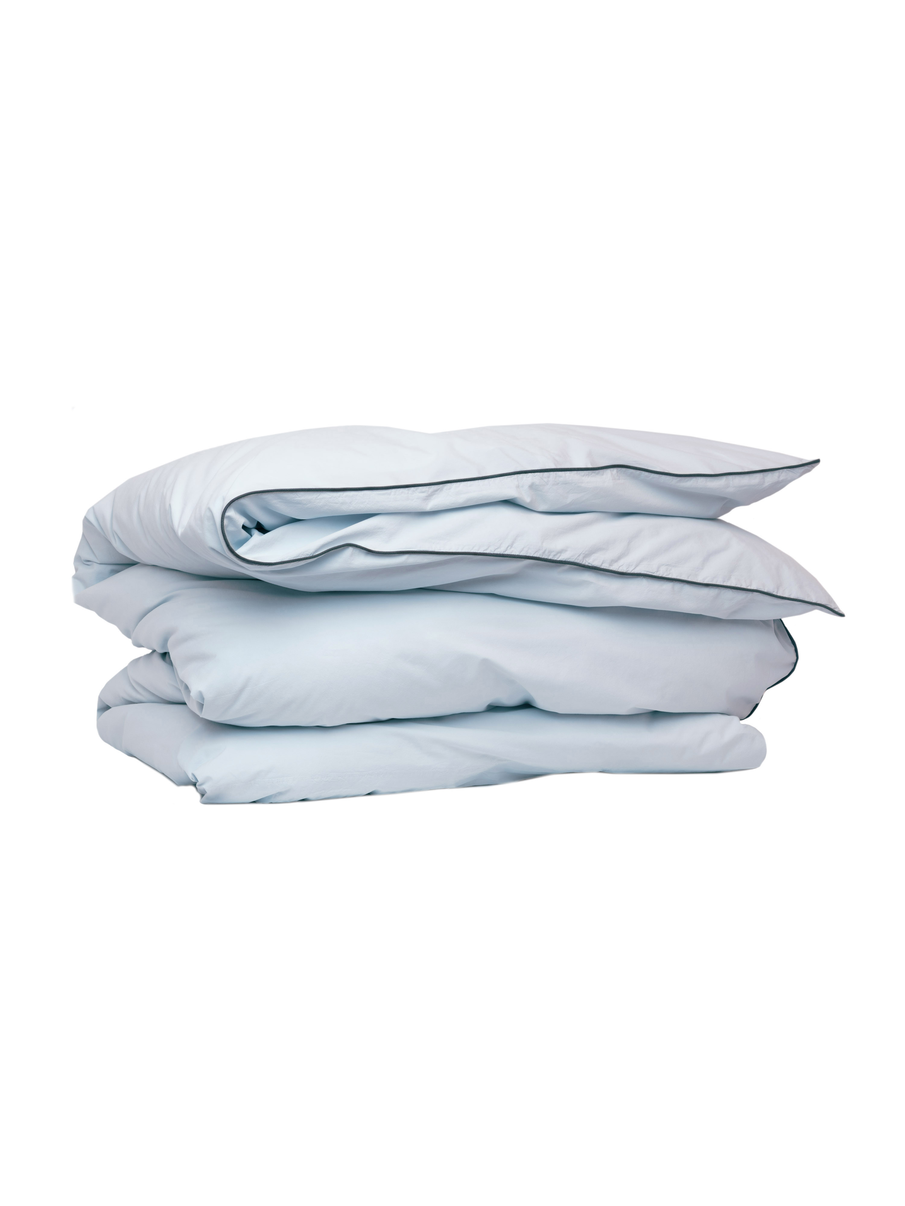 Powder Påslakan EKO Ljusblå/Mörkblå 150x210