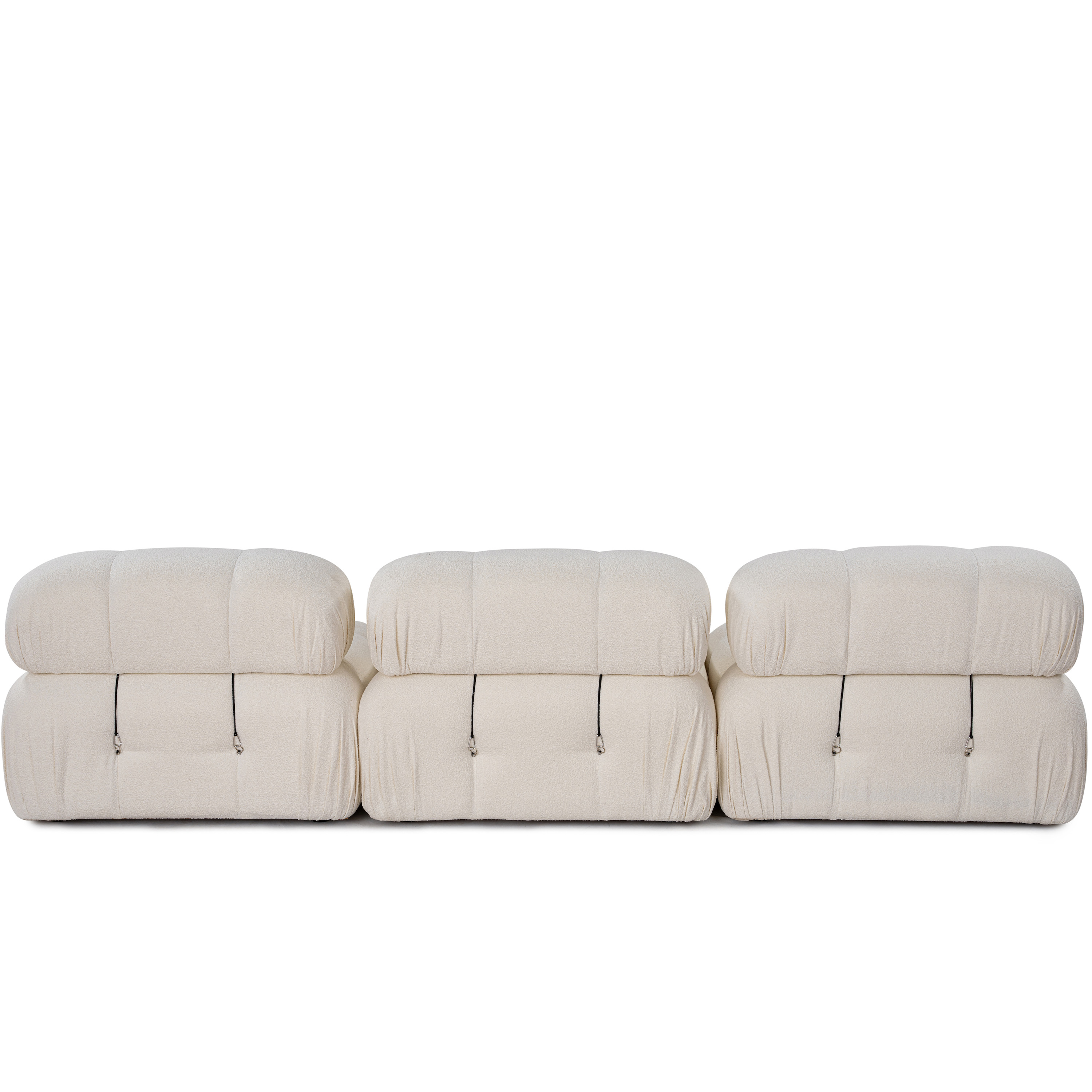 Sleepo Collection Blanca 3-sits Soffa White Bouclé