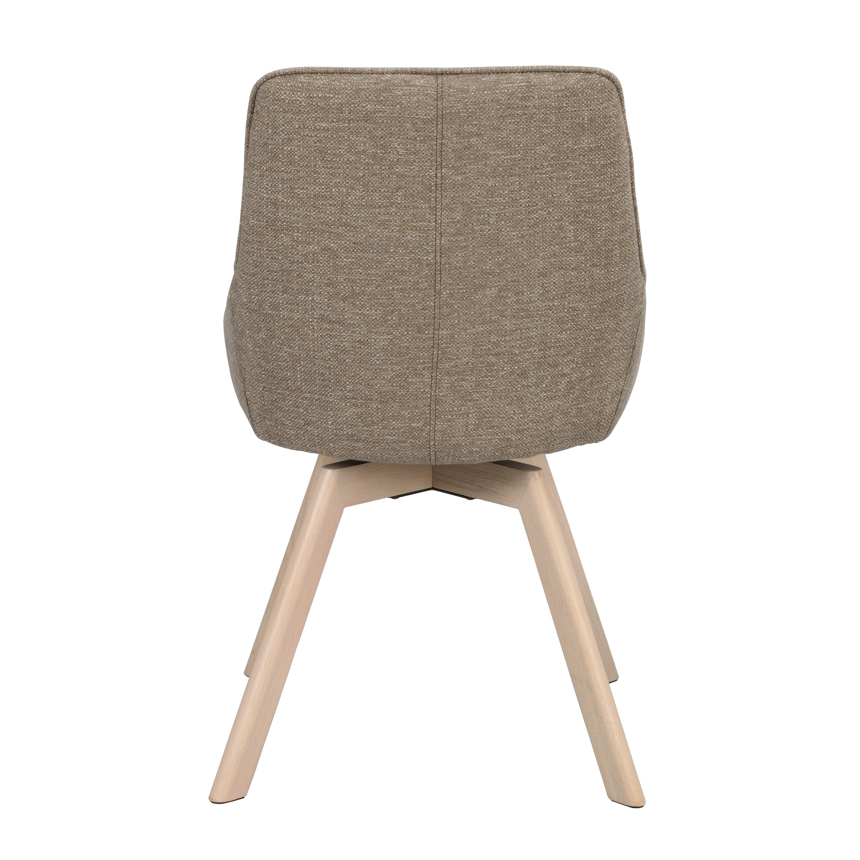 Rowico Home Alison Matstol Mörkbeige/Vitpigmenterad