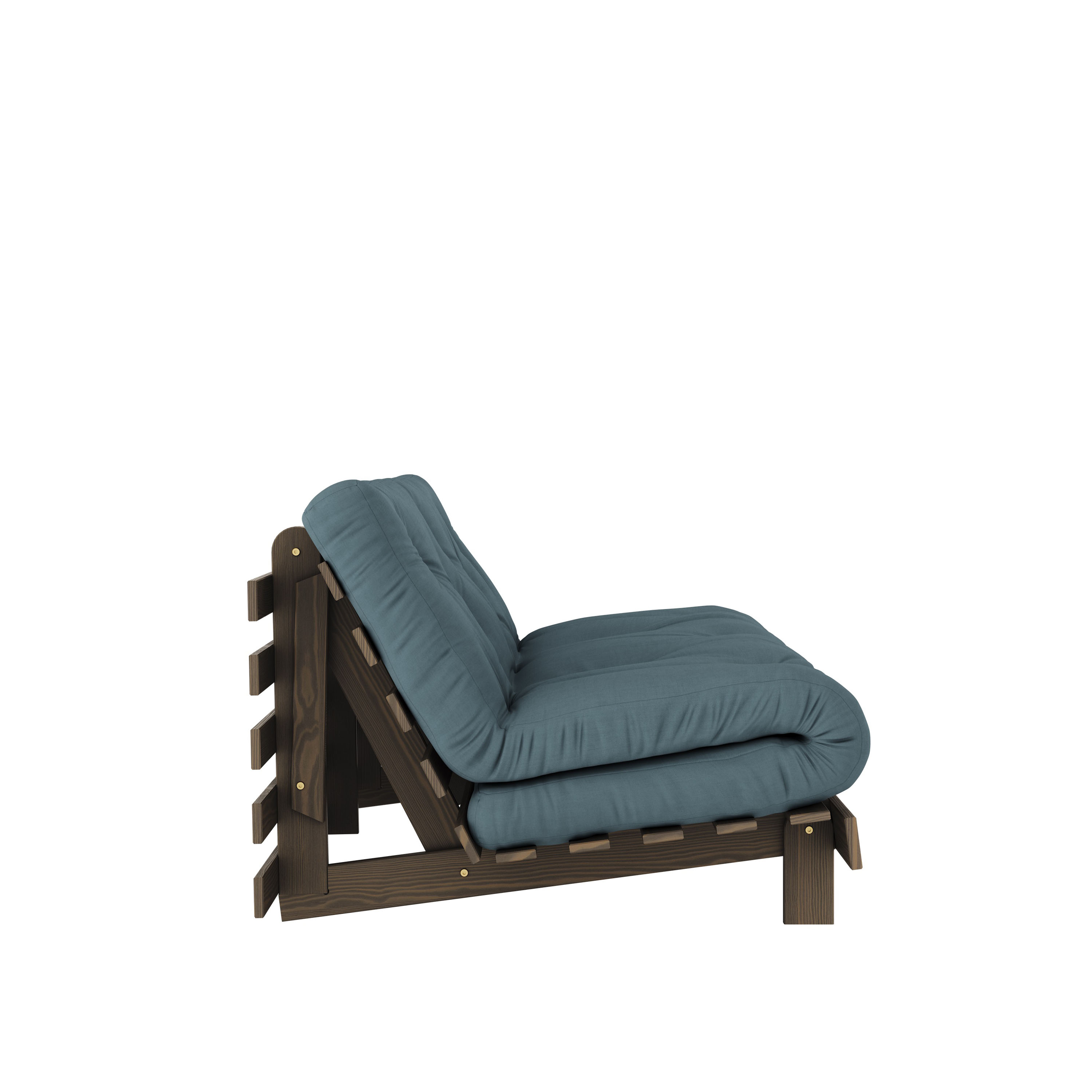 Karup Design Roots Vuodesohva Ruskea/Petrol Blue 160cm