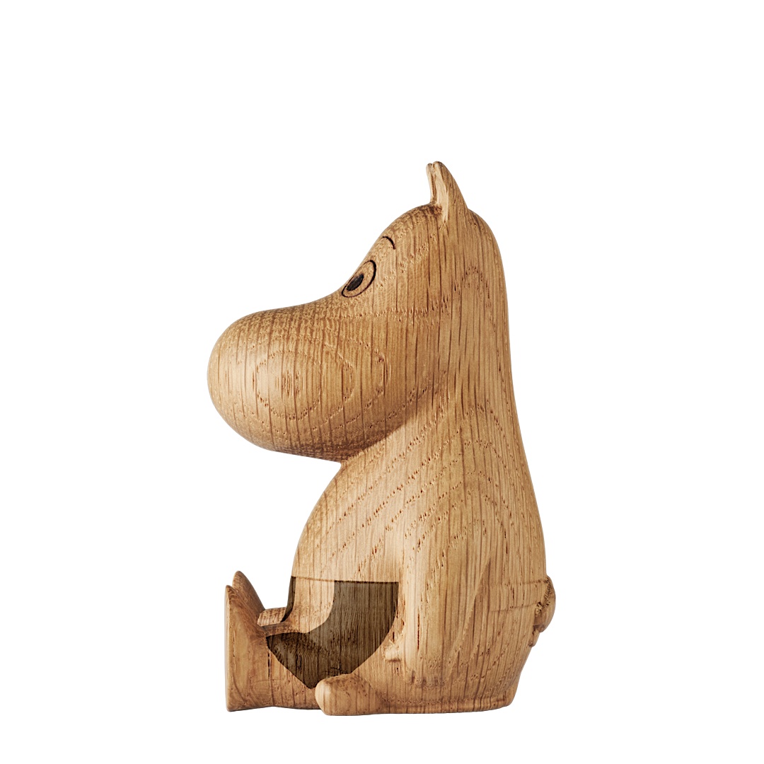 Dsignhouse x Moomin Mumintroll Holzdekoration Muminmama Eiche 10cm