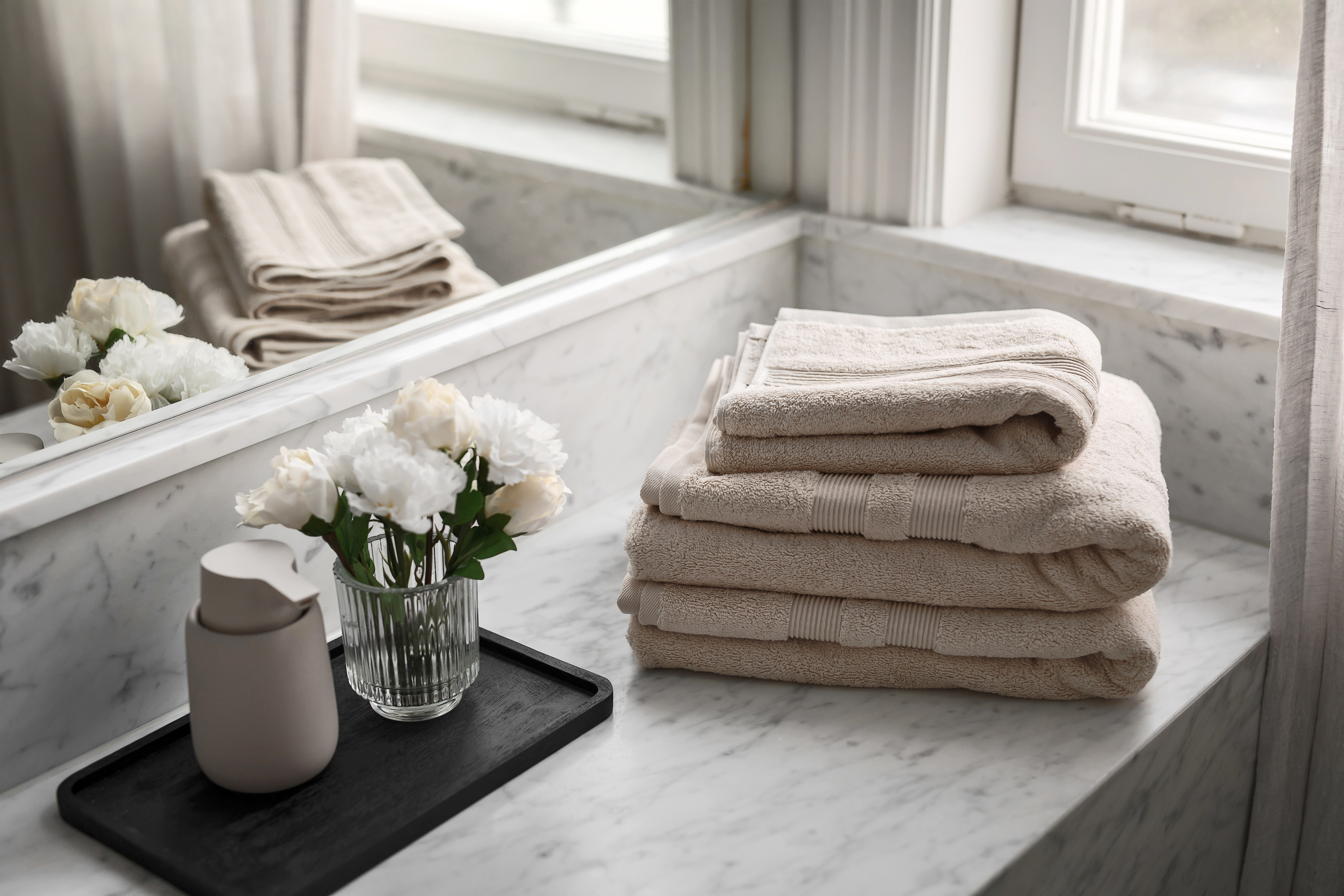 Mille Notti Fontana Handduk EKO Ivory 70x140