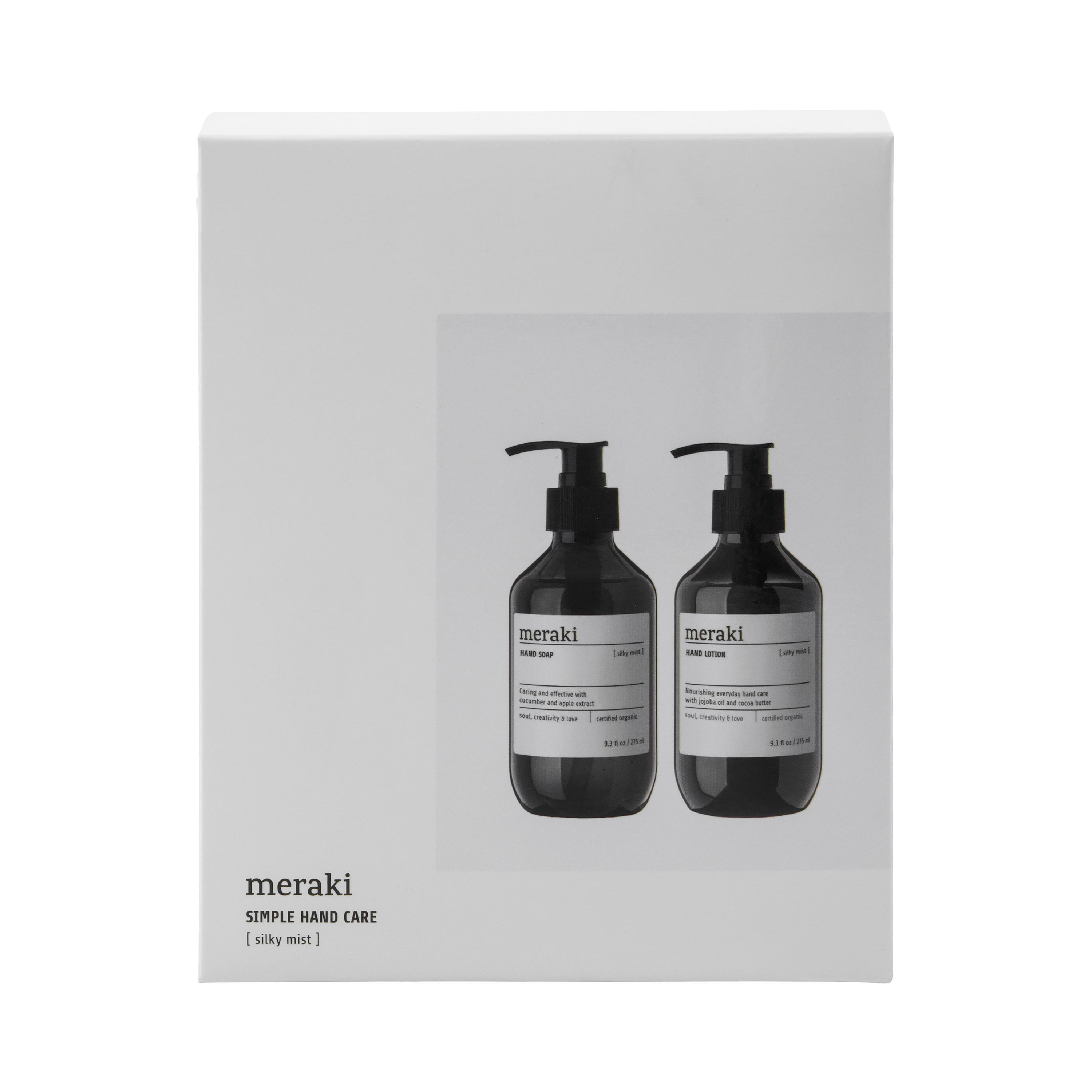 Meraki Presenttilahja Käsisaippua/Käsivoide Silky Mist 275 ml