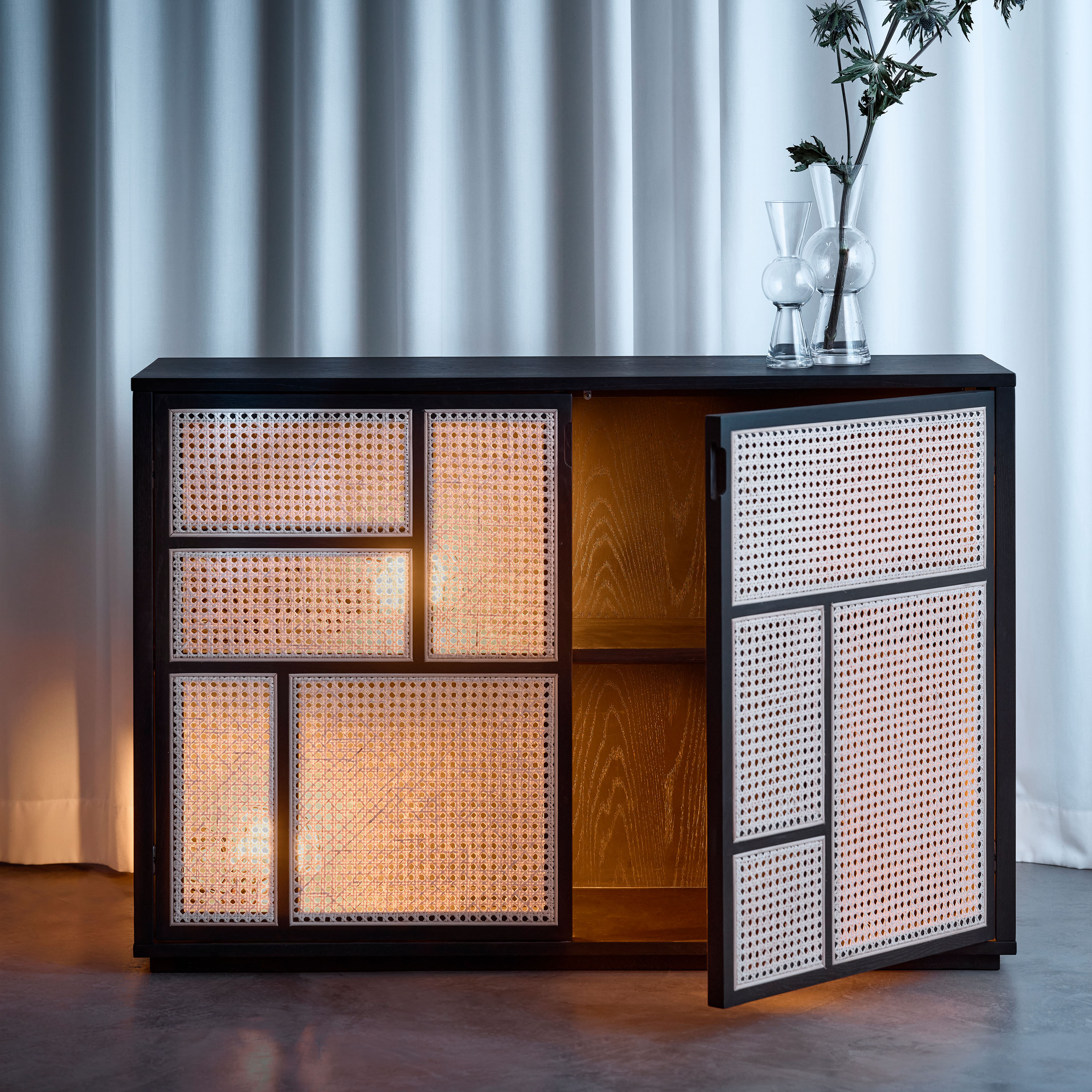 Design House Stockholm Air Sideboard Dark Oak 82x120