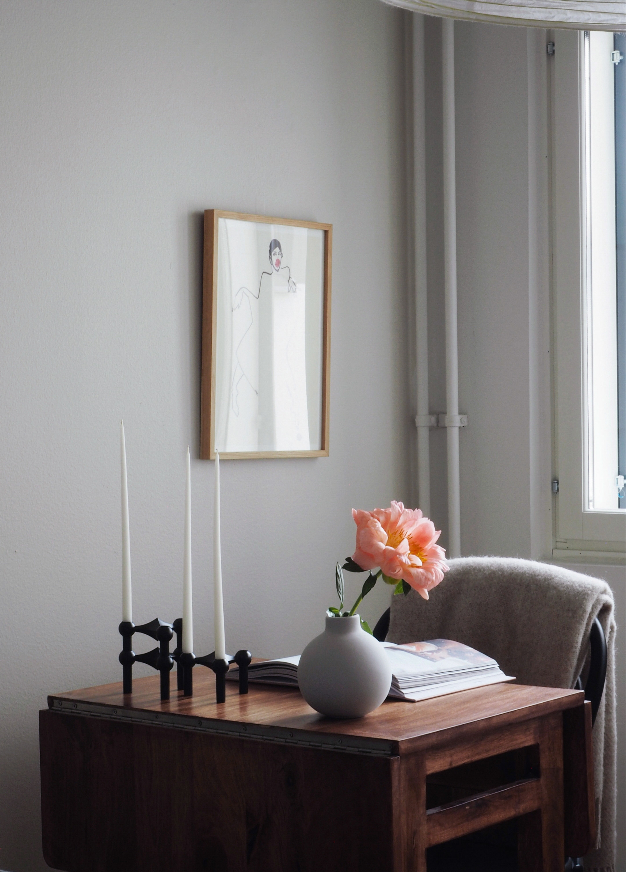 Stoff STOFF Nagel Ljusstake Black