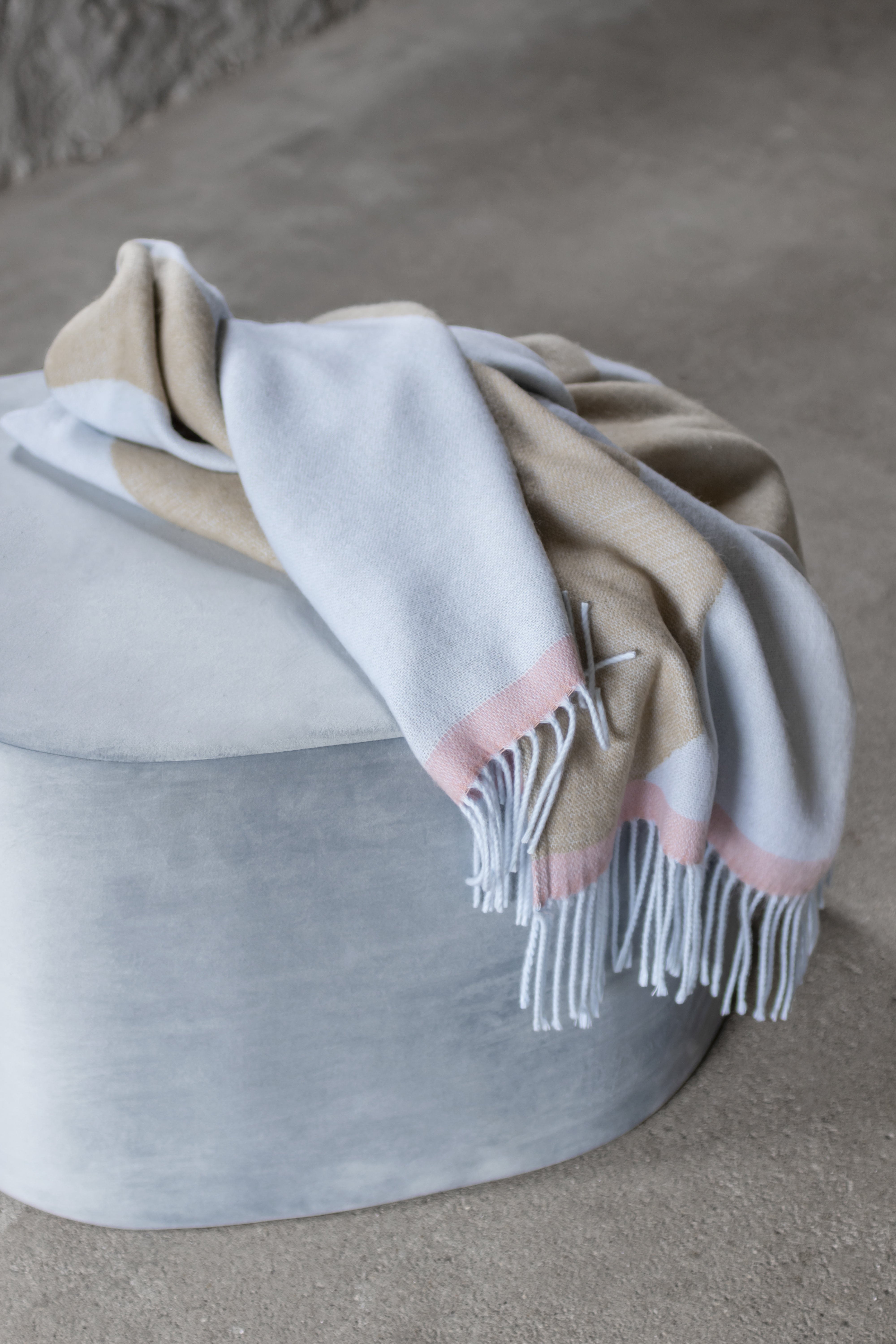 Mette Ditmer Gallery Pläd Dark Sand 125x170