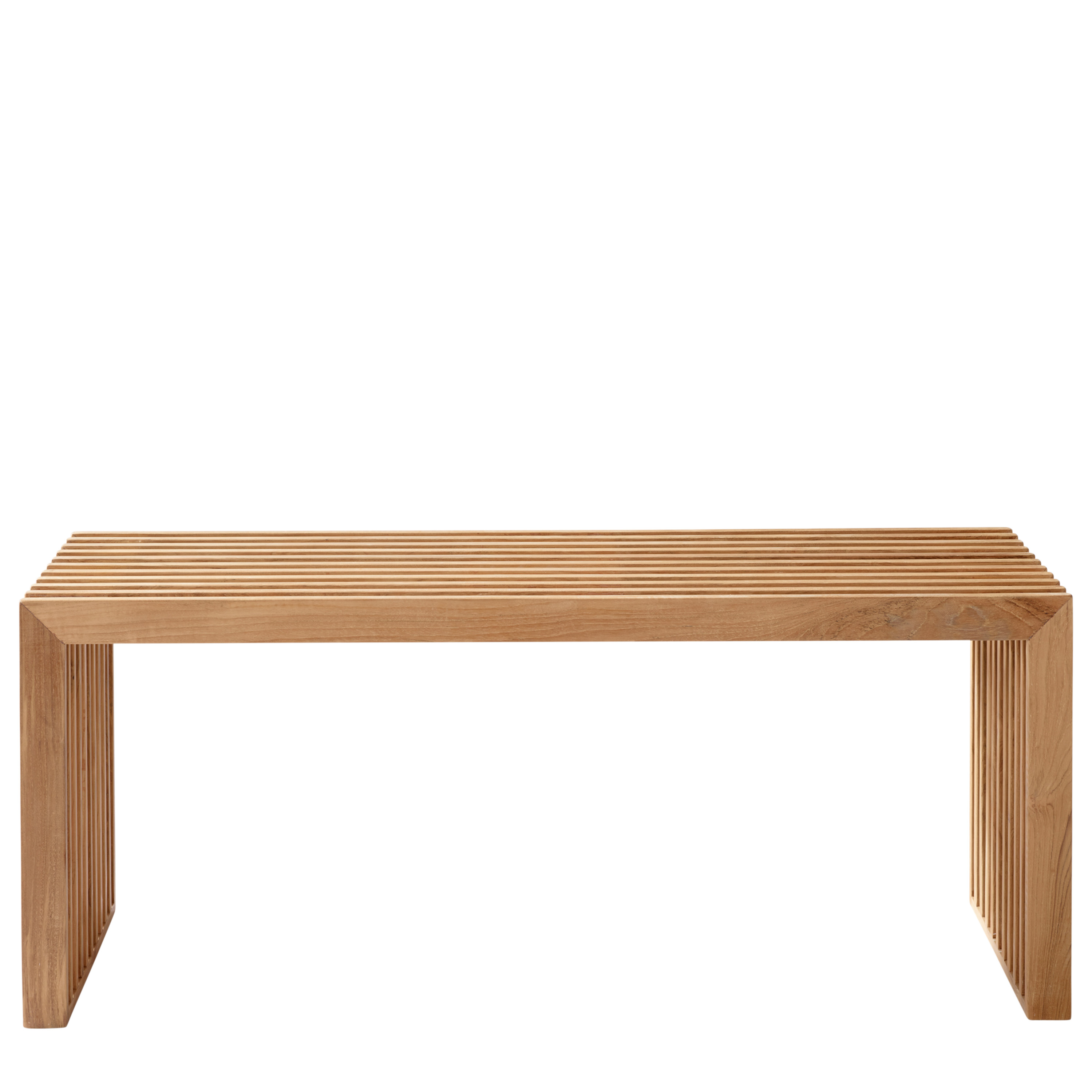 Cinas Rib Bank Teakholz 104 cm