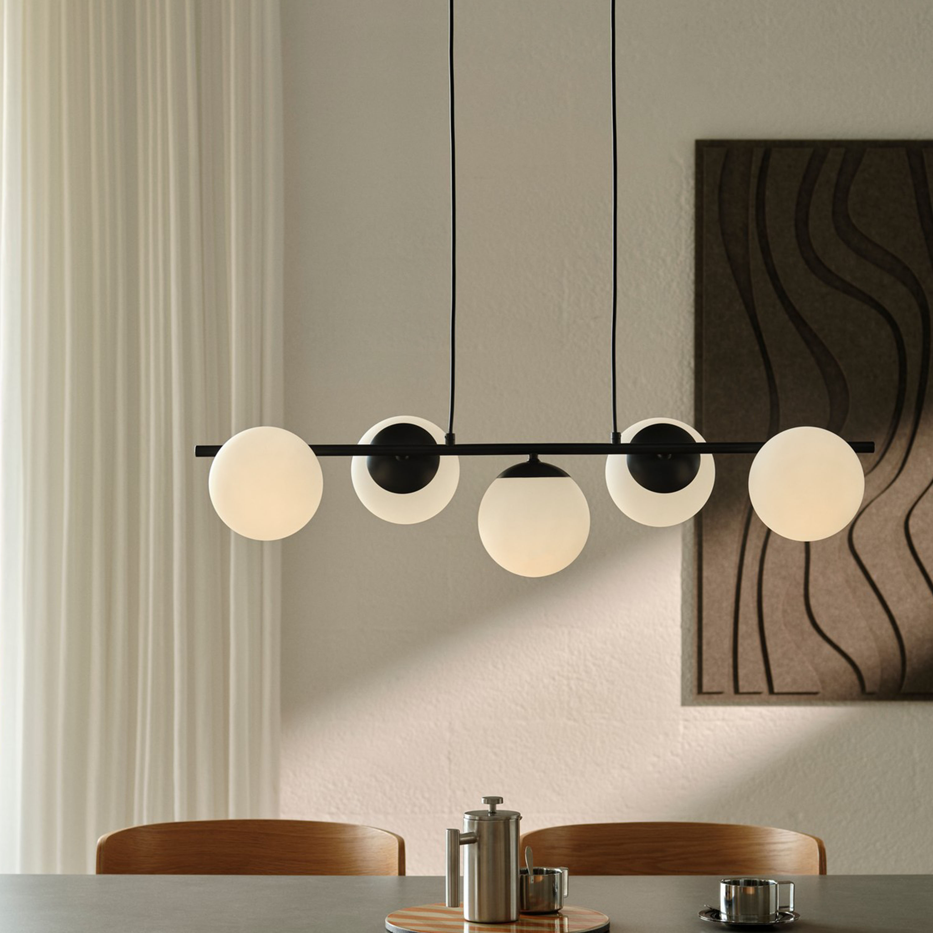 Nordlux Lilly 5-spot Taklampa Svart