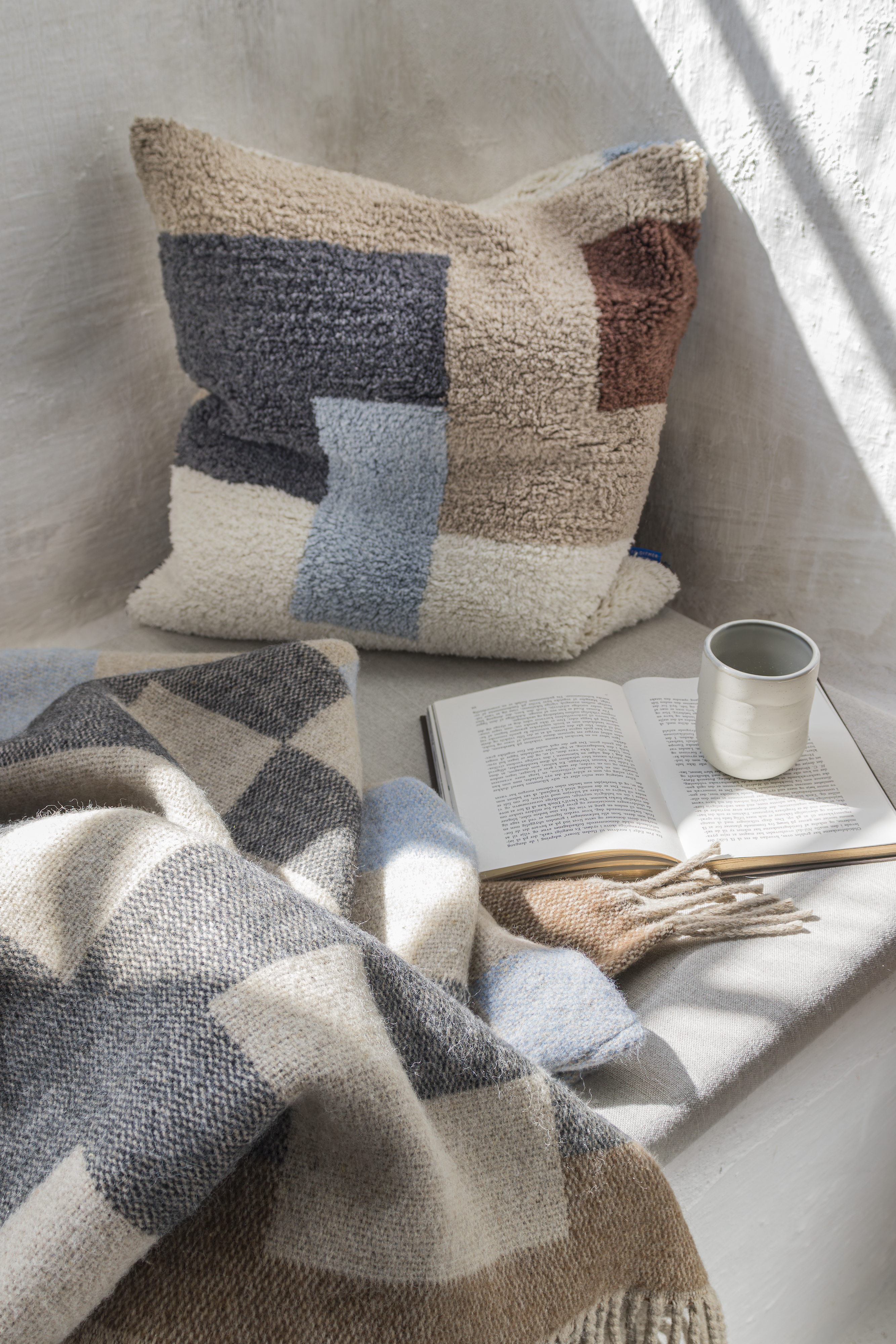 Mette Ditmer Brick Kuddfodral Dark Grey 50x50