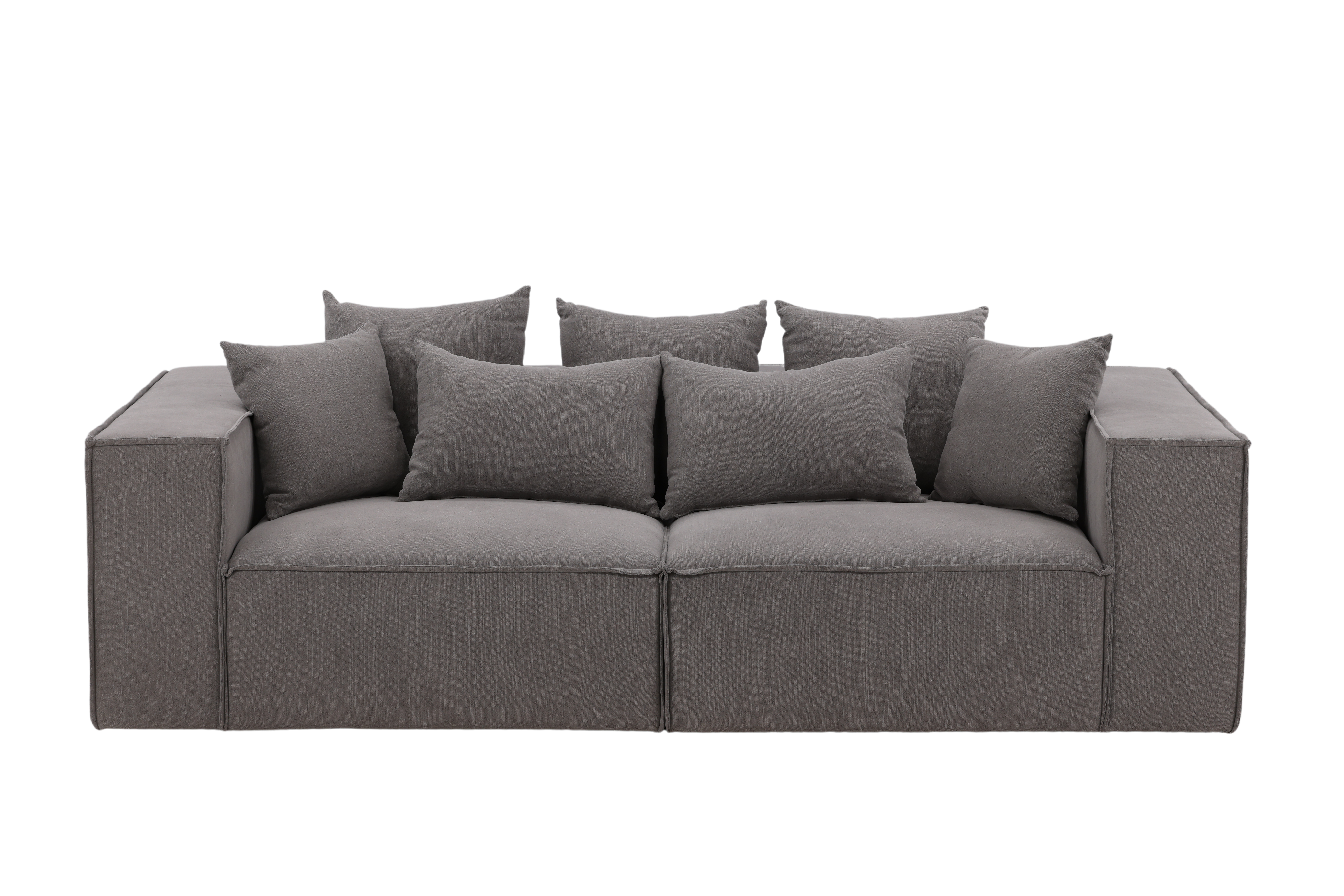 Vind - Gillholmen 3-sits Soffa Linen Grey - Grå