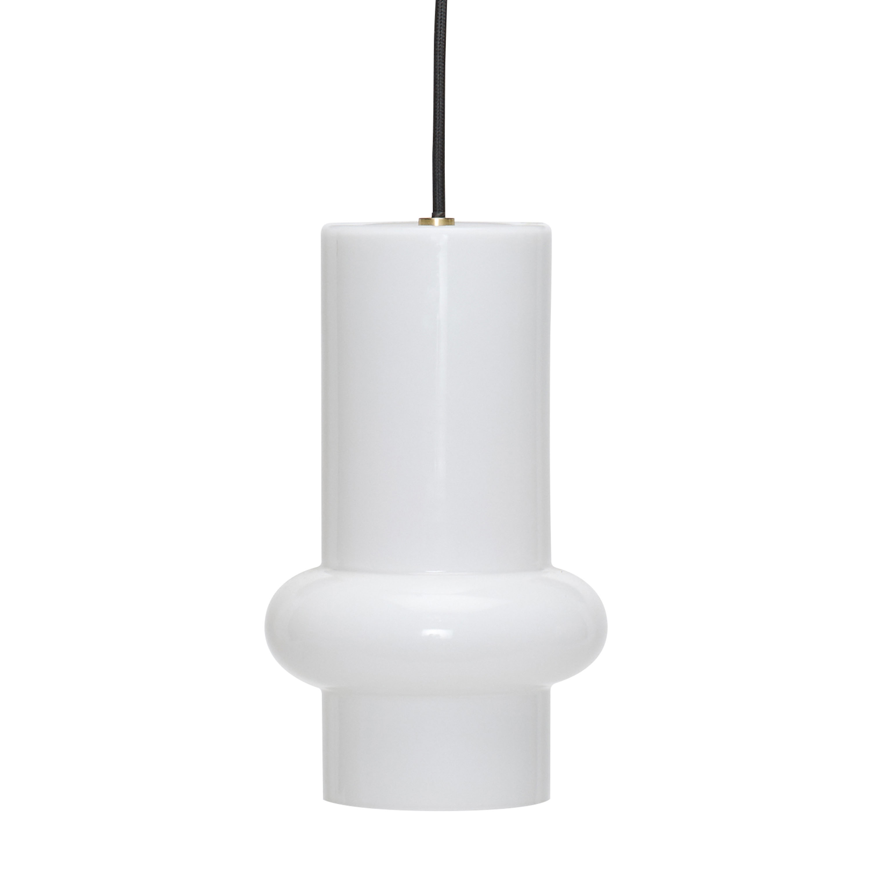 Pilule Pendelleuchte Down Glossy White 25cm