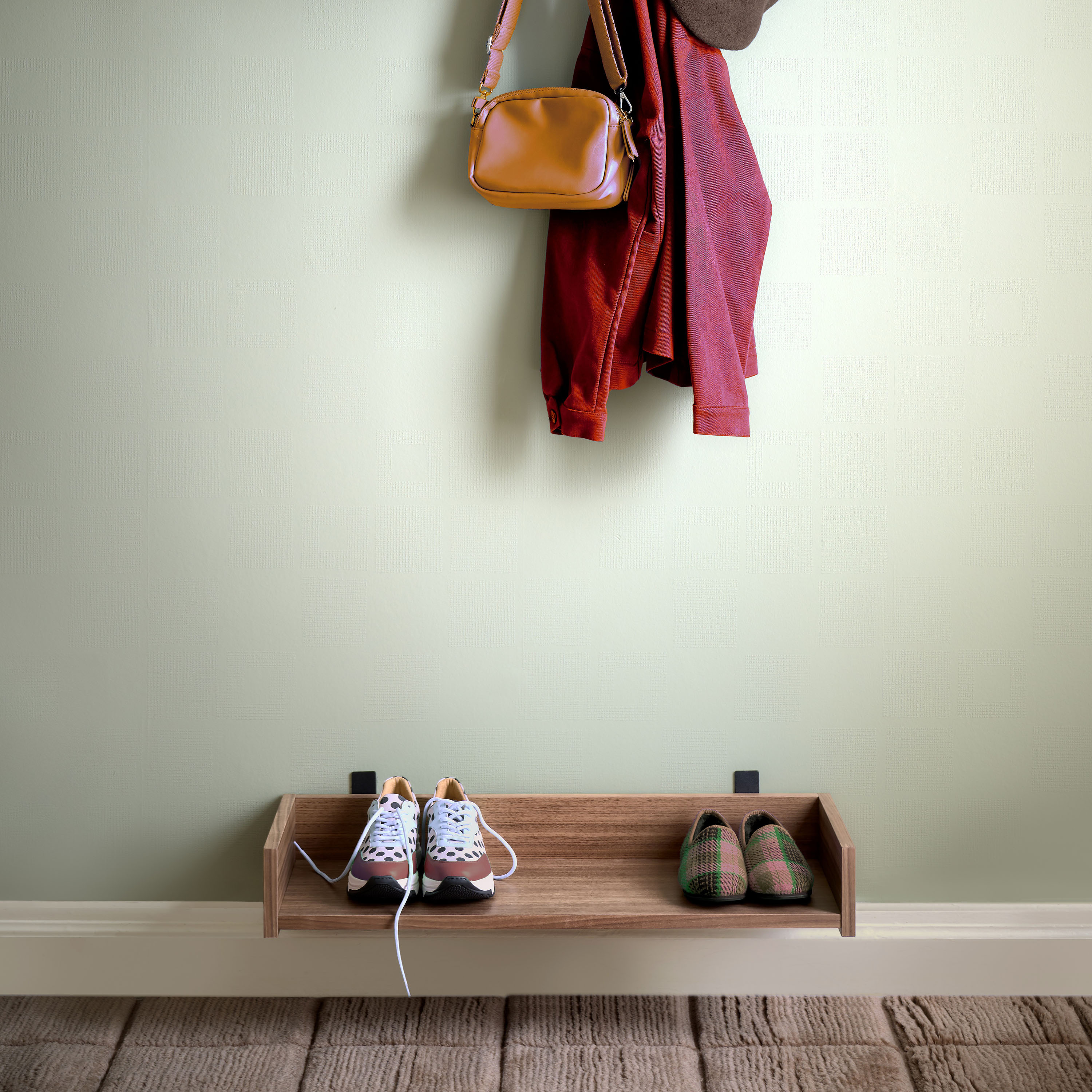 Maze Gentle Schuhregal Walnuss